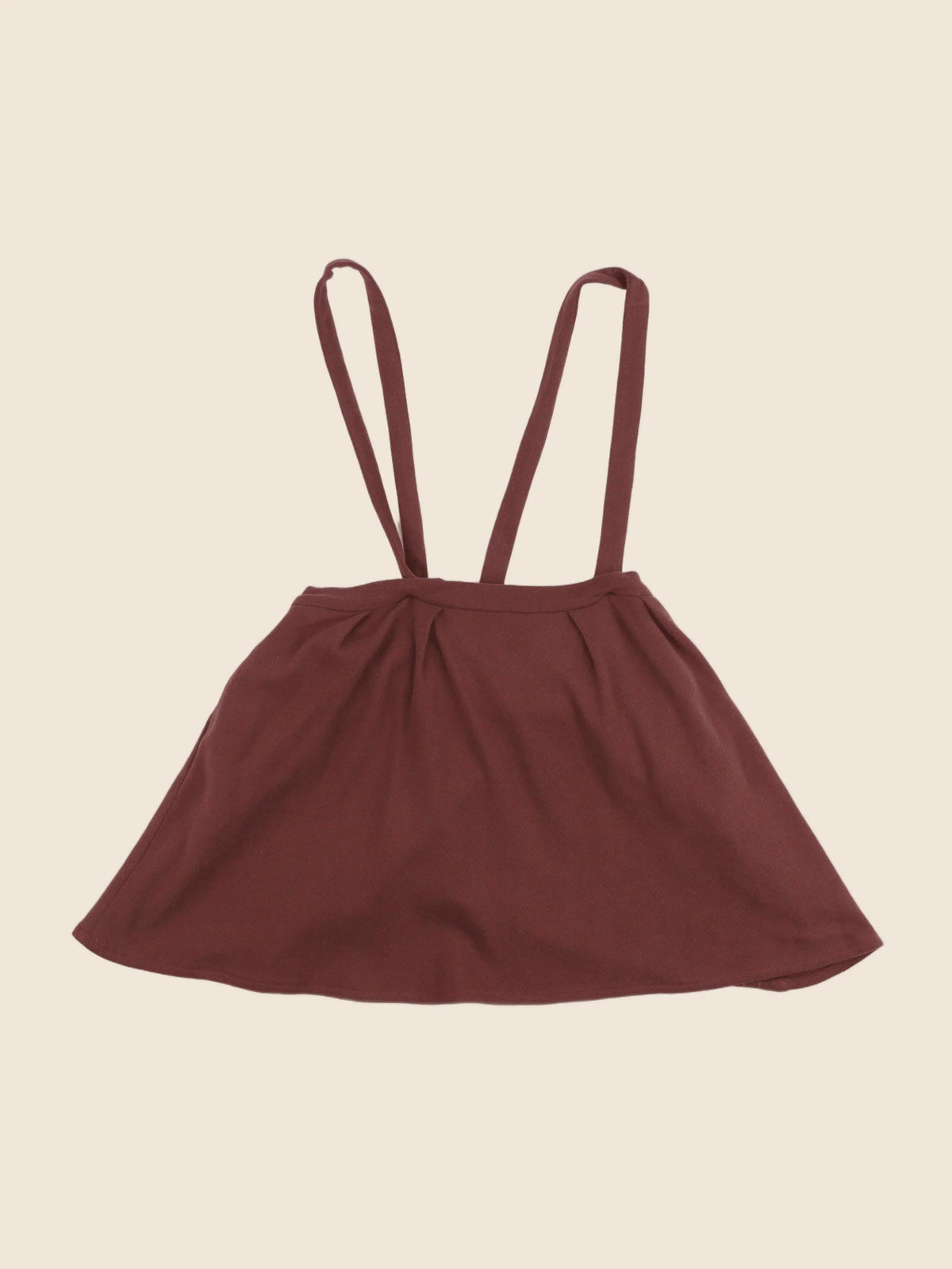 Risu Risu - jupe marron, rouge - 10 ans