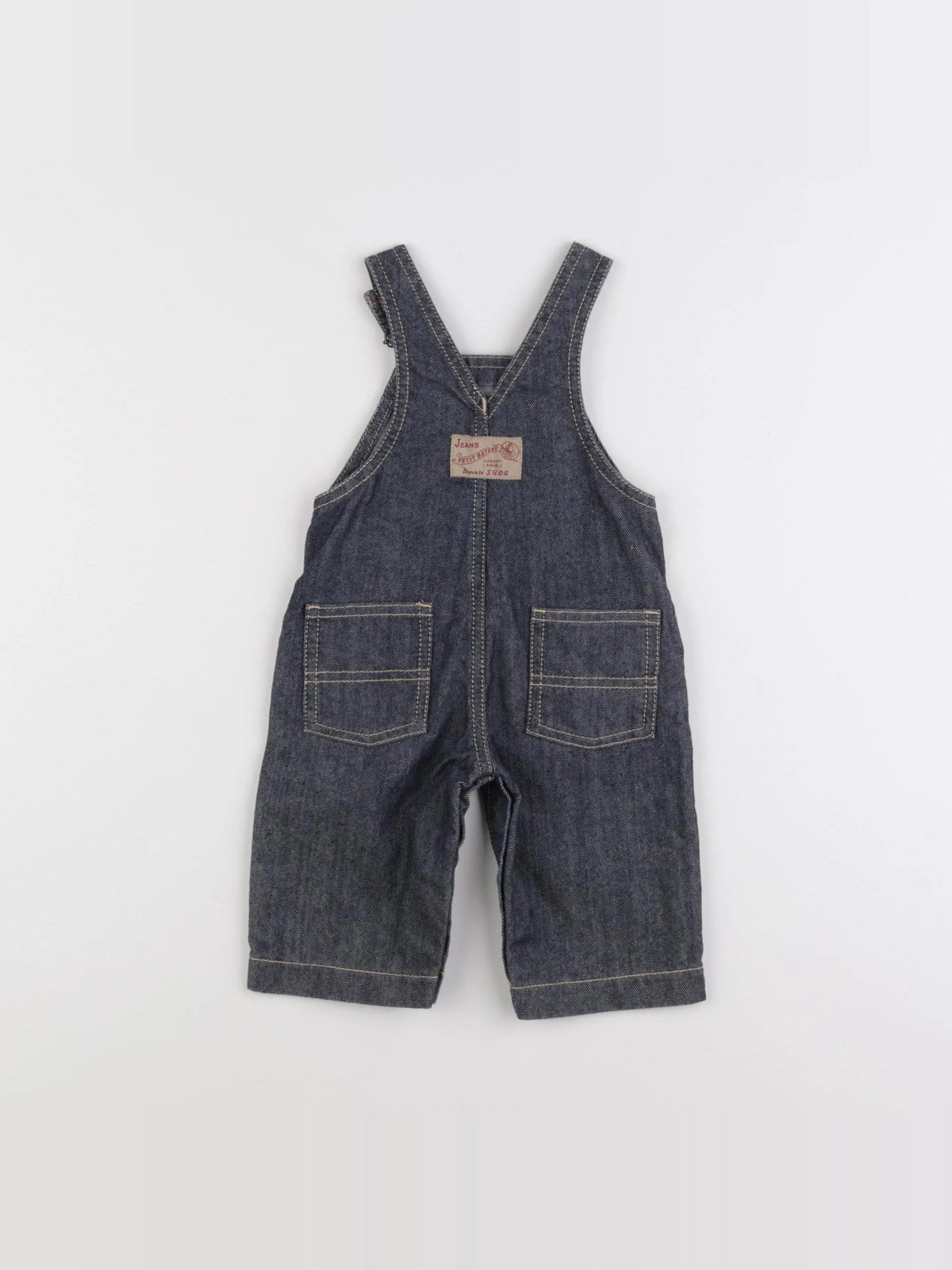Petit Bateau - salopette bleu - 3 mois
