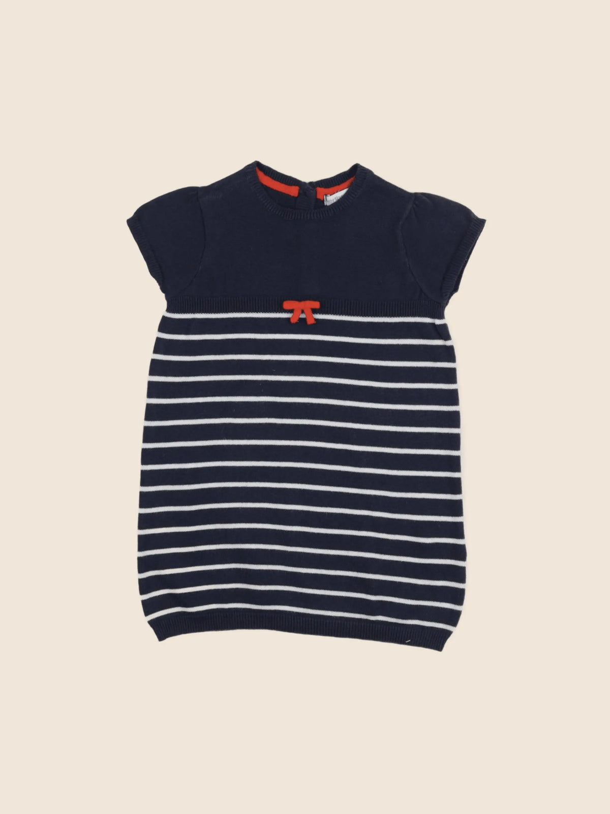 Vertbaudet - robe bleu - 12 mois