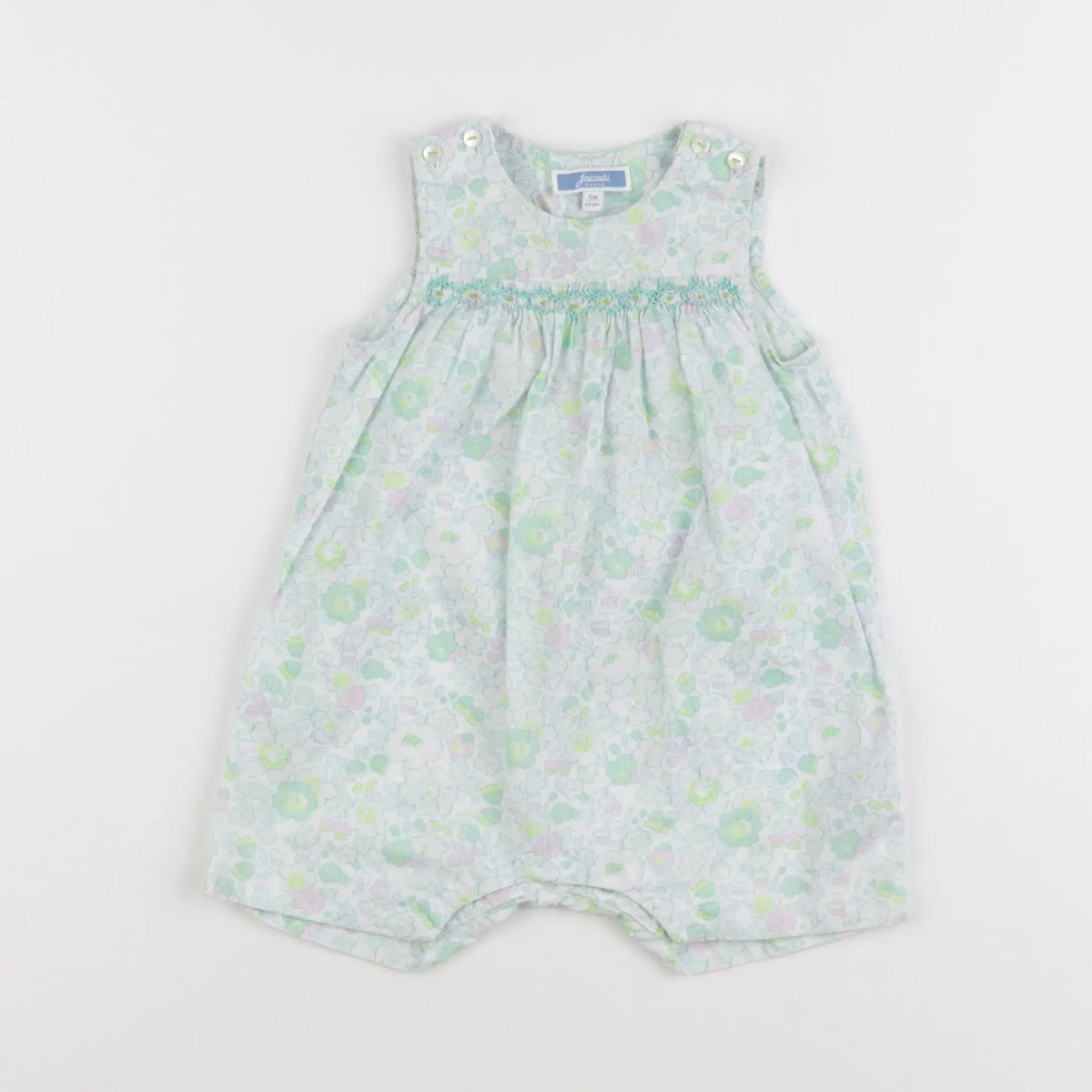 Jacadi - combinaison liberty vert - 6 mois