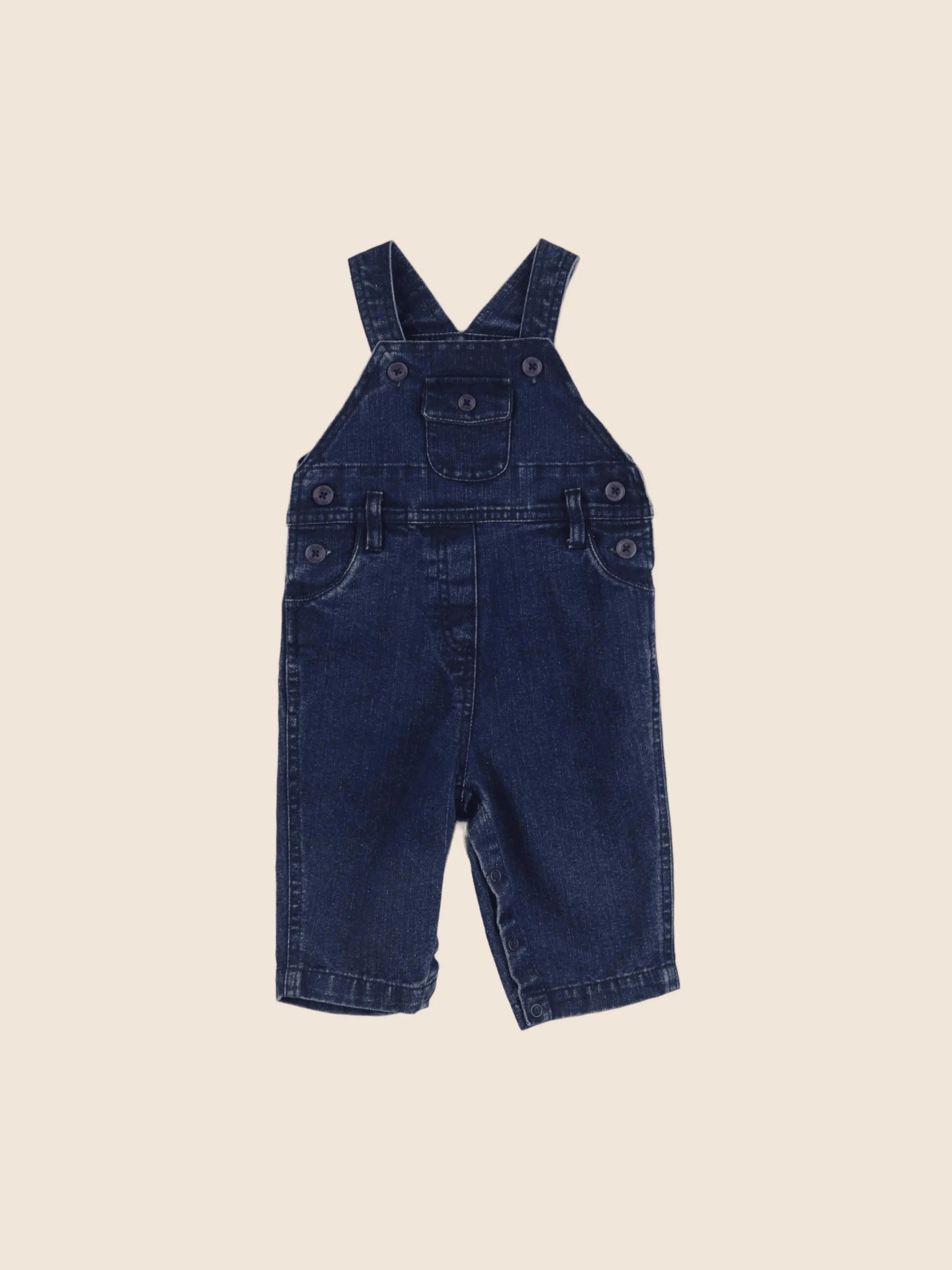 Jacadi - salopette bleu - 6 mois