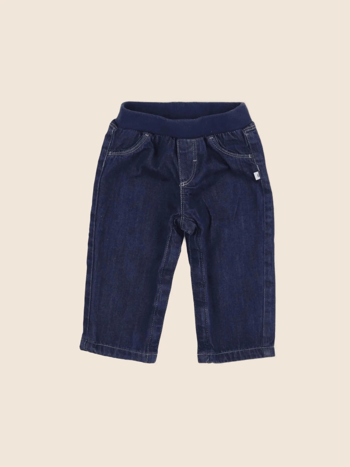 Petit Bateau - jegging bleu - 6 mois