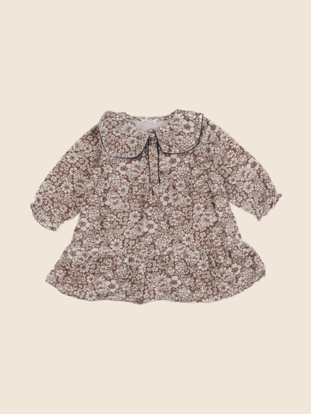 Boutchou - robe marron - 12 mois