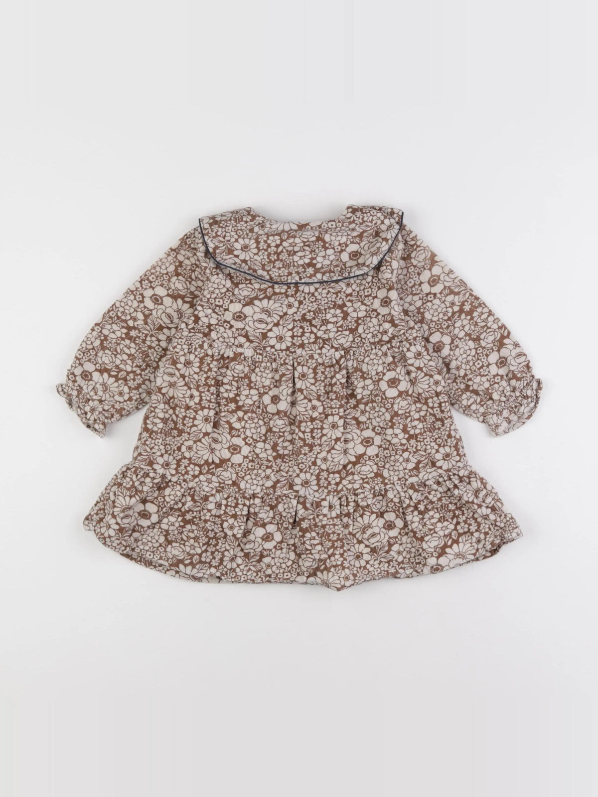Boutchou - robe marron - 12 mois