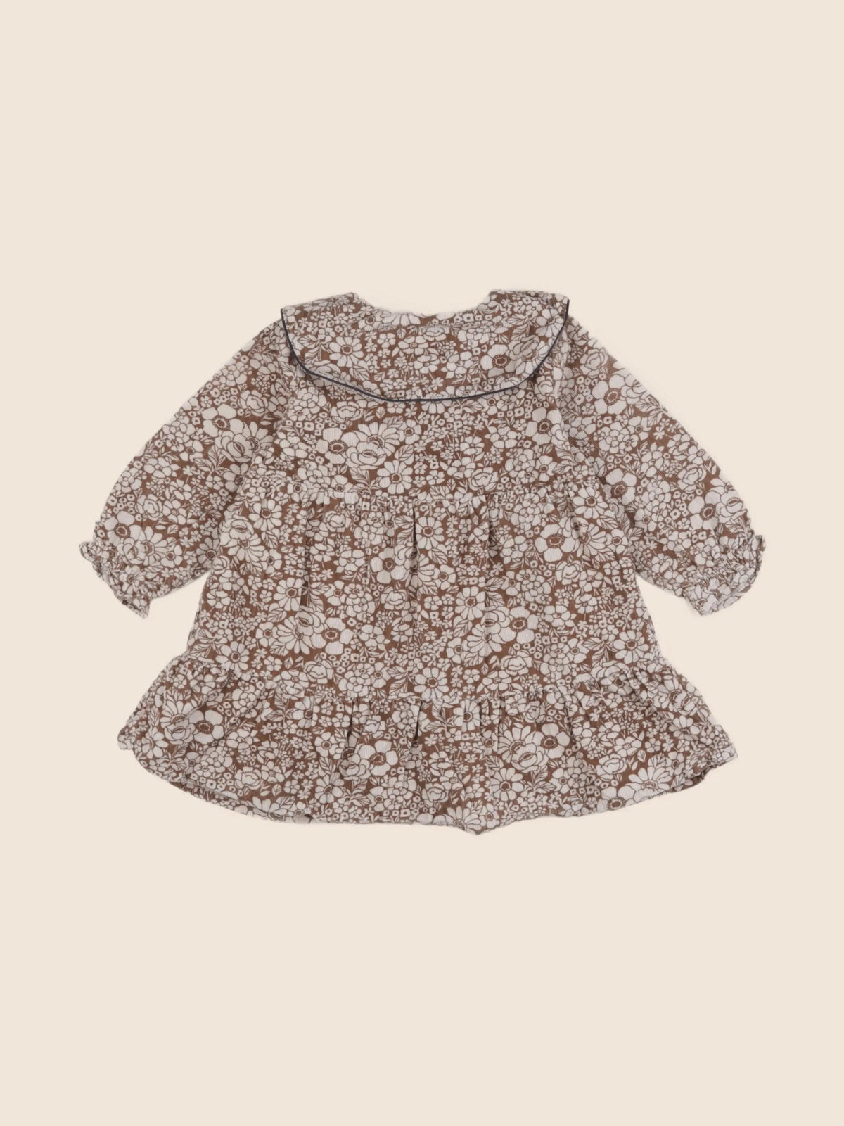 Boutchou - robe marron - 12 mois