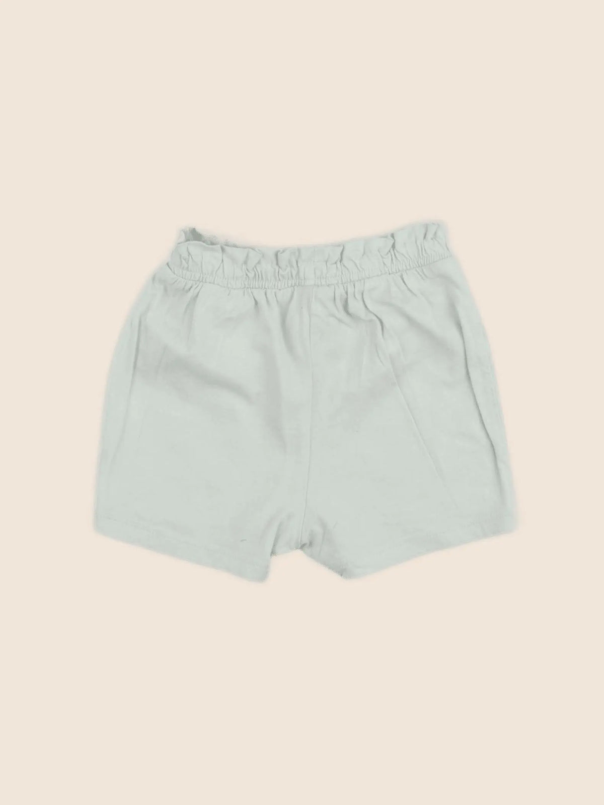 H&M - short vert - 12/18 mois