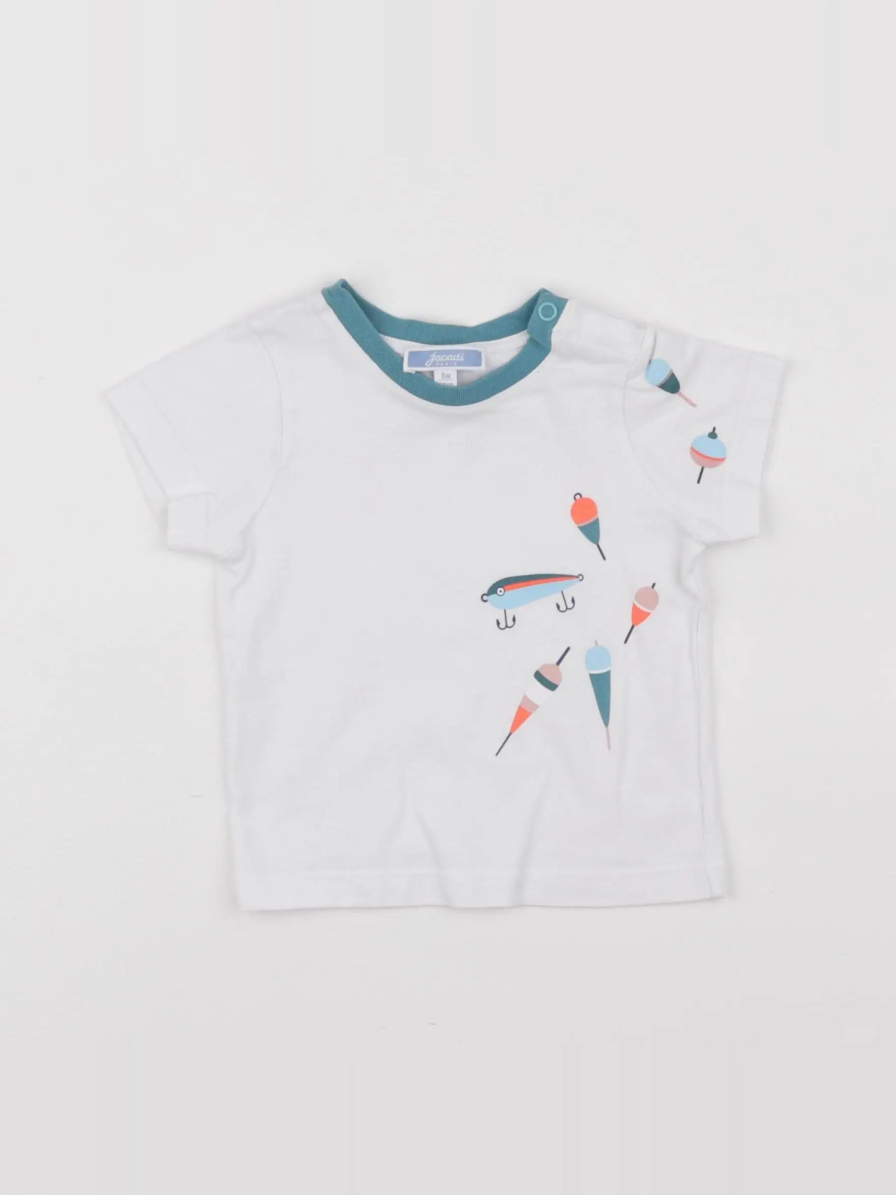 Jacadi - tee-shirt blanc - 6 mois