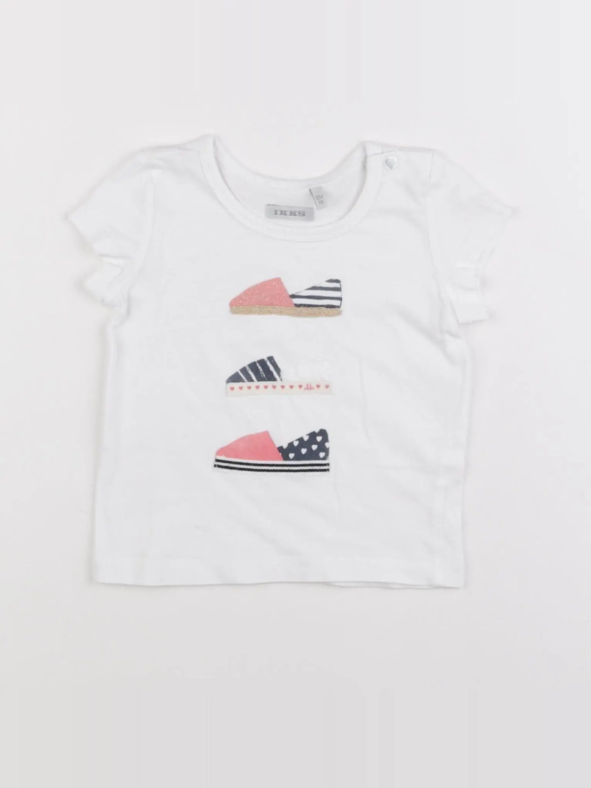 IKKS - tee-shirt blanc - 12 mois