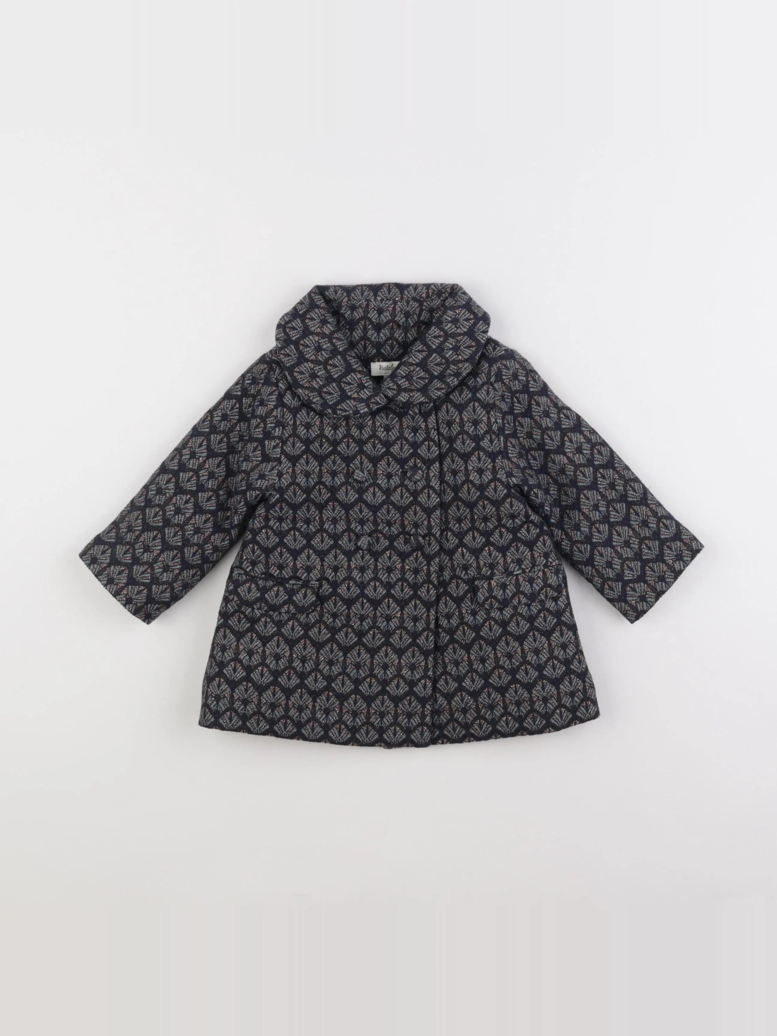 Natalys - manteau bleu - 6 mois
