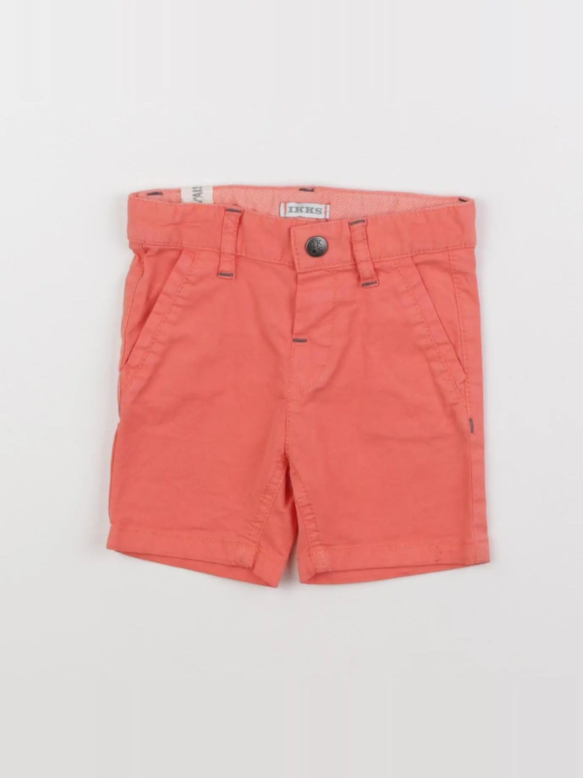 IKKS - short orange - 6 mois