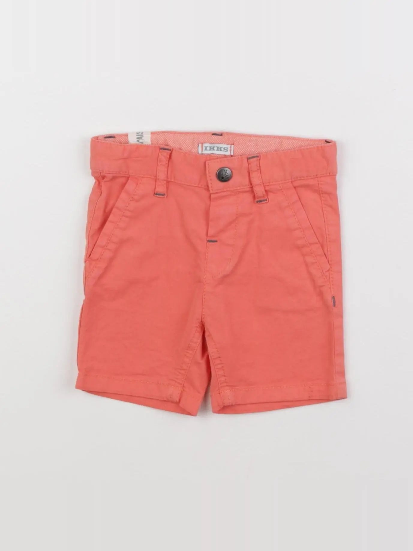 IKKS - short orange - 6 mois