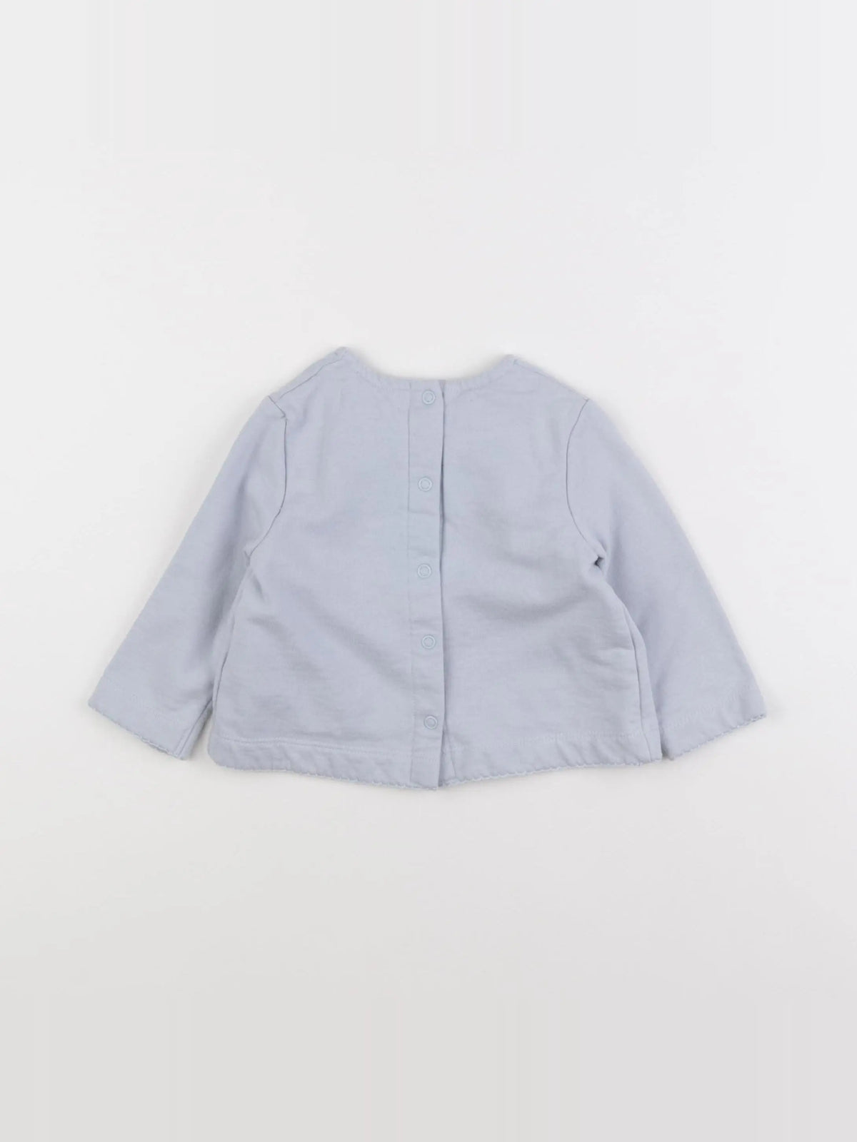 La Redoute - sweat bleu - 9 mois