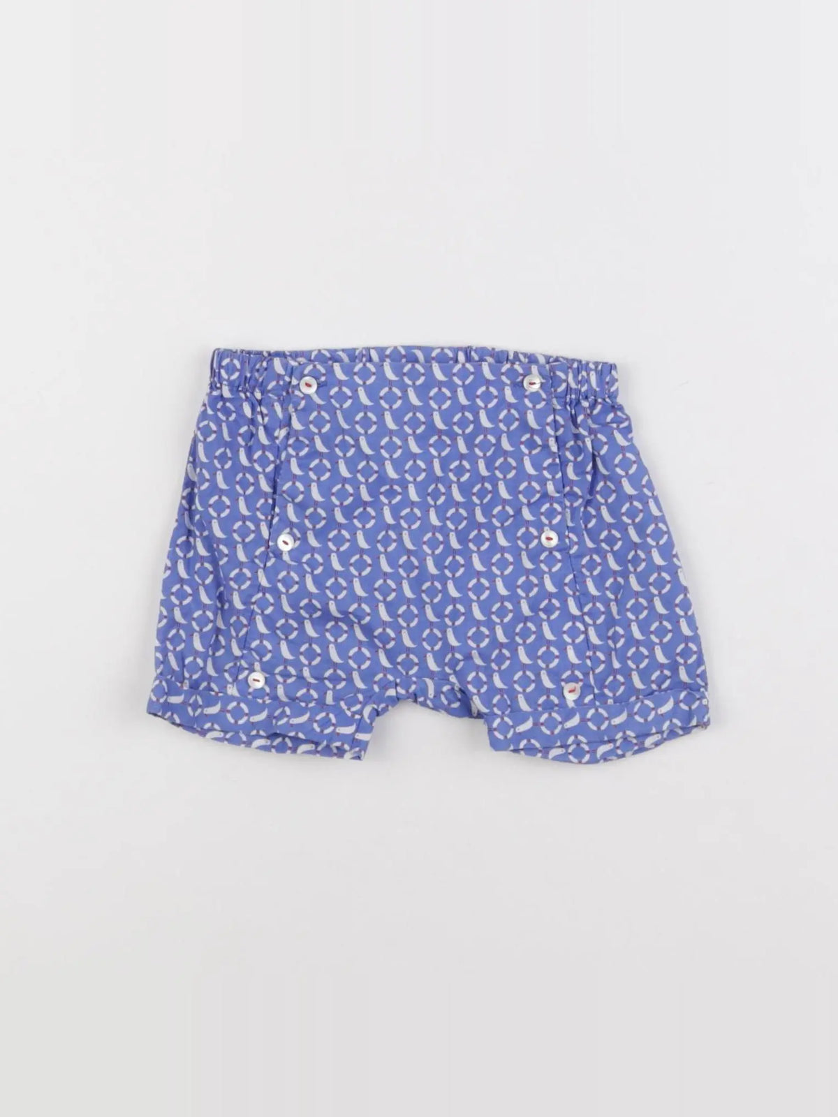 Jacadi - short bleu - 6 mois