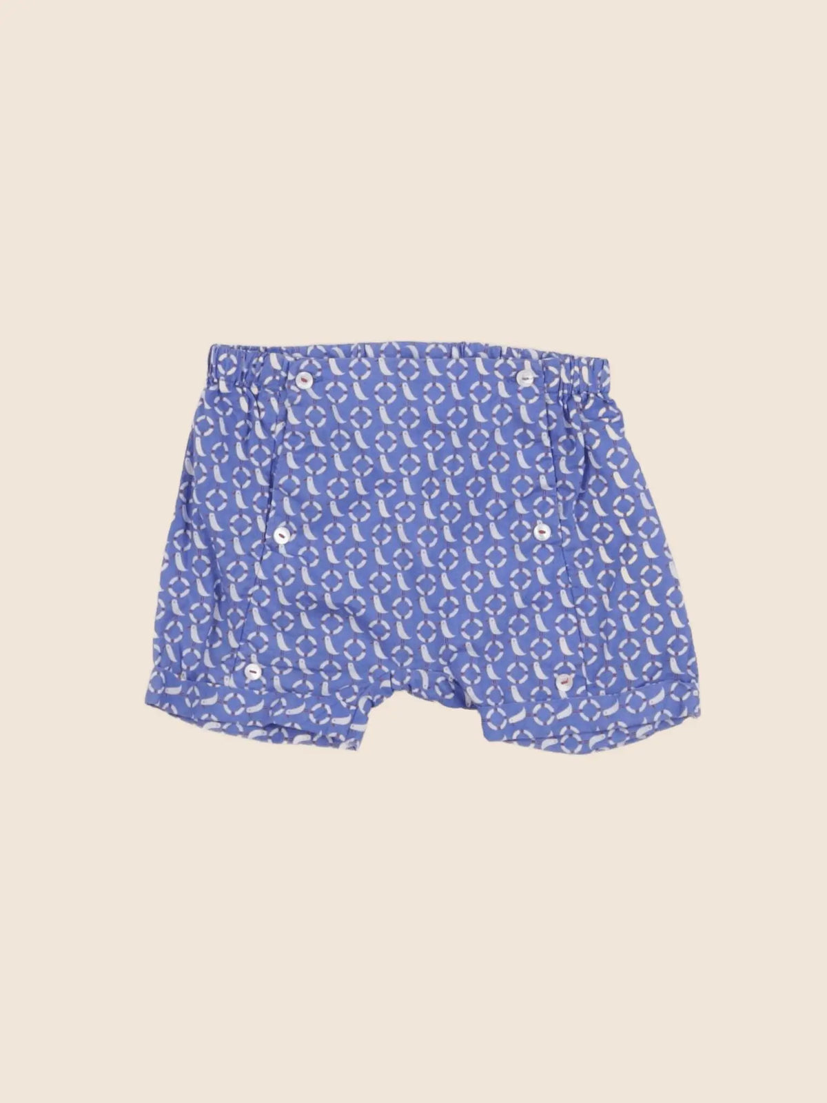 Jacadi - short bleu - 6 mois