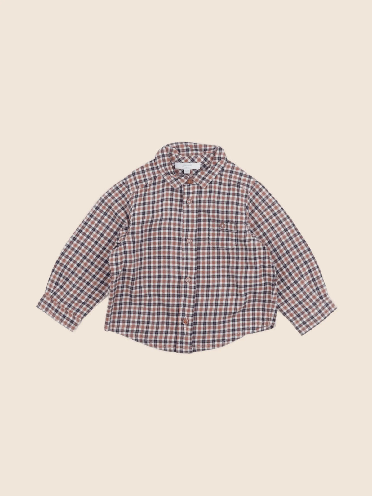 Jacadi - chemise marron - 12 mois