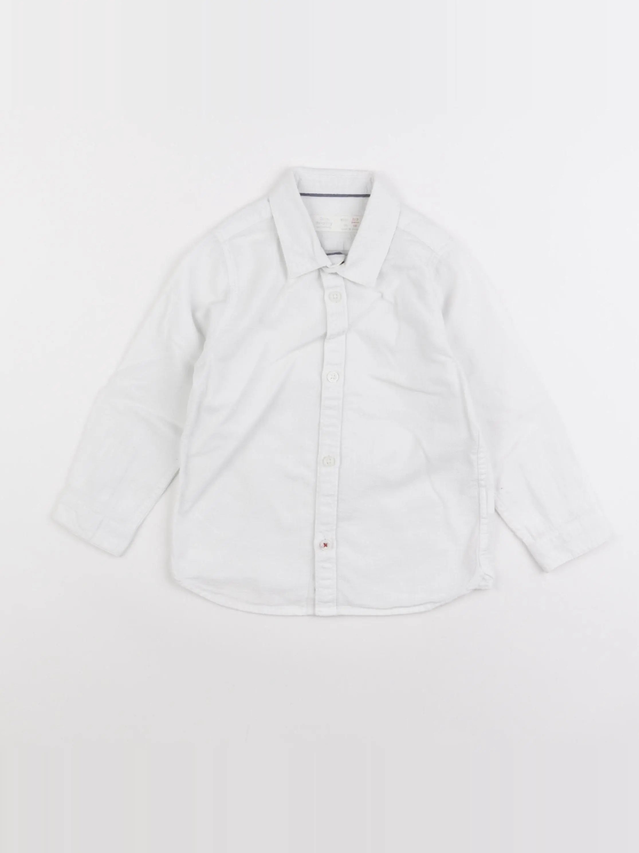 Zara - chemise blanc - 2/3 ans