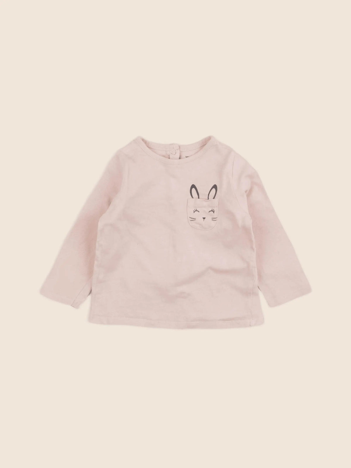 Vertbaudet - tee-shirt rose - 9 mois