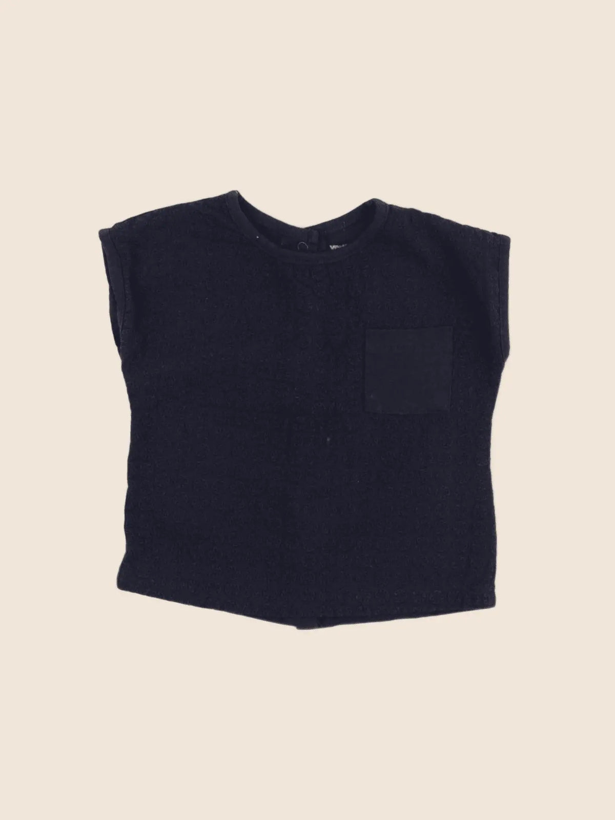 Vertbaudet - tee-shirt bleu - 3 mois