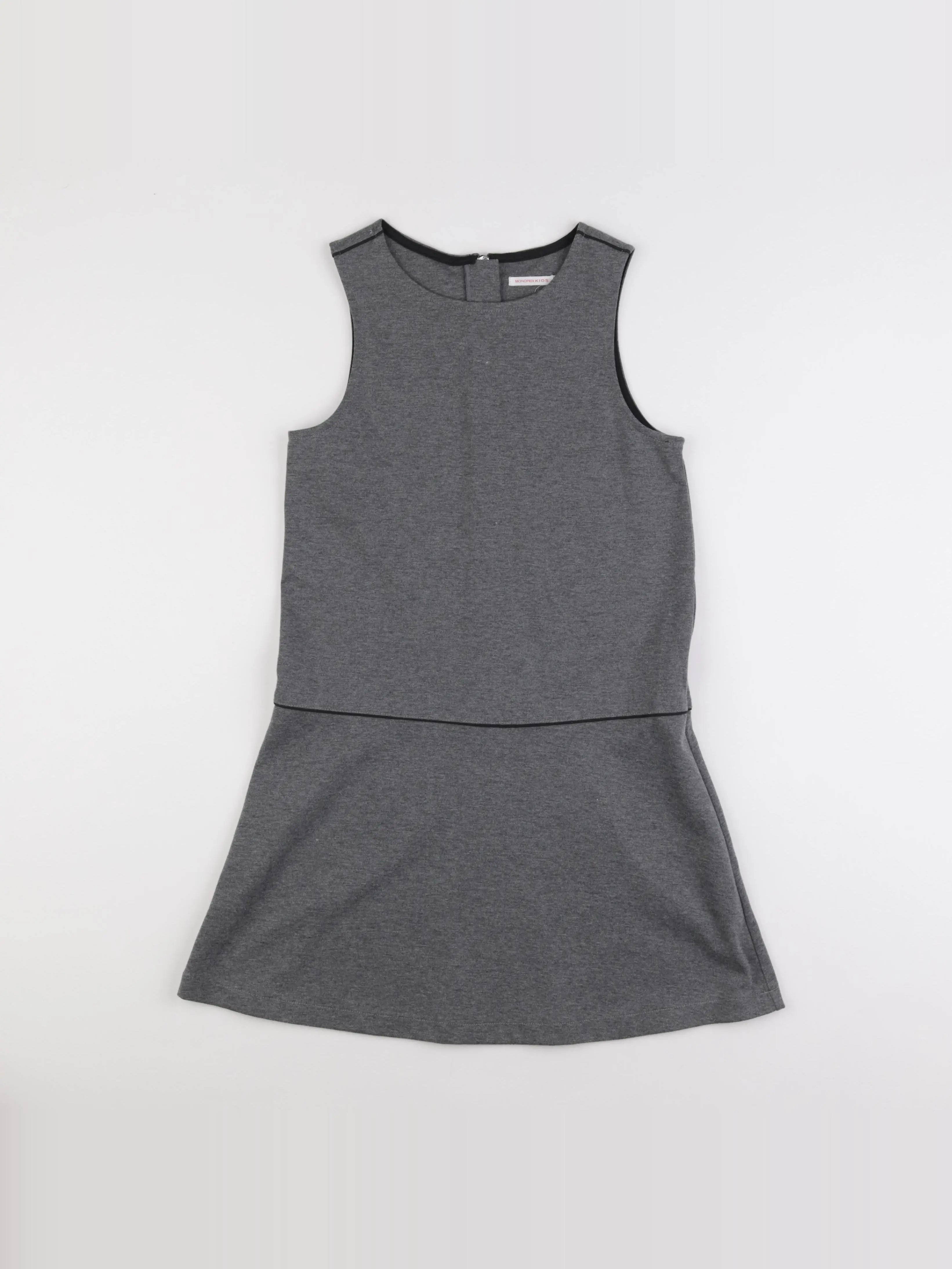 Monoprix - robe gris - 12 ans