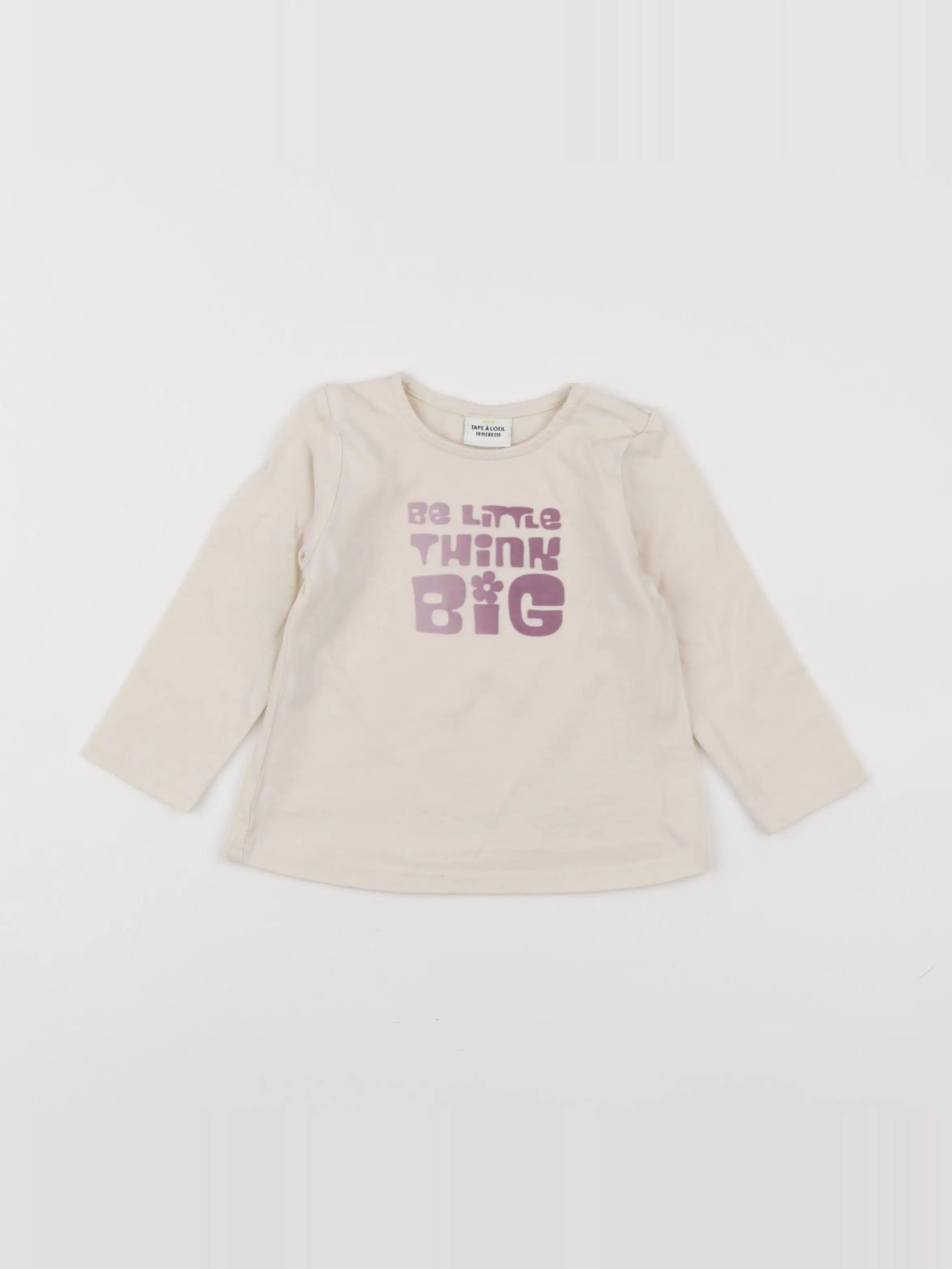 Tape à l'oeil - tee-shirt beige - 18 mois