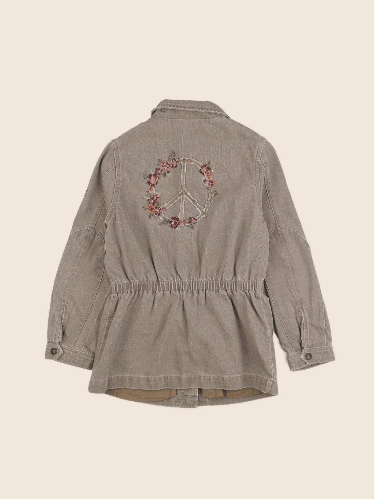 IKKS - veste imprimé au dos marron - 10 ans