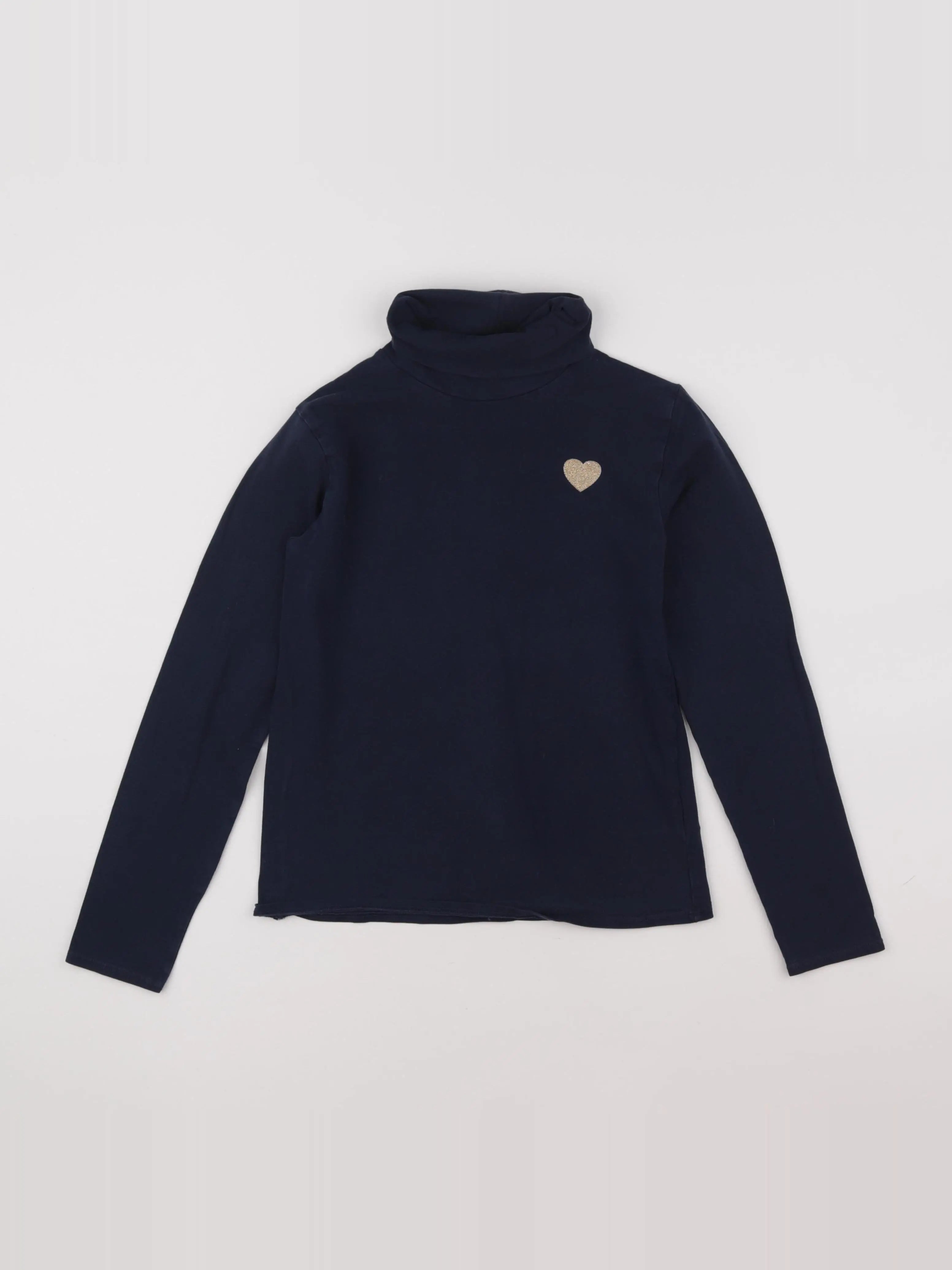 Vertbaudet - sous-pull bleu - 10 ans