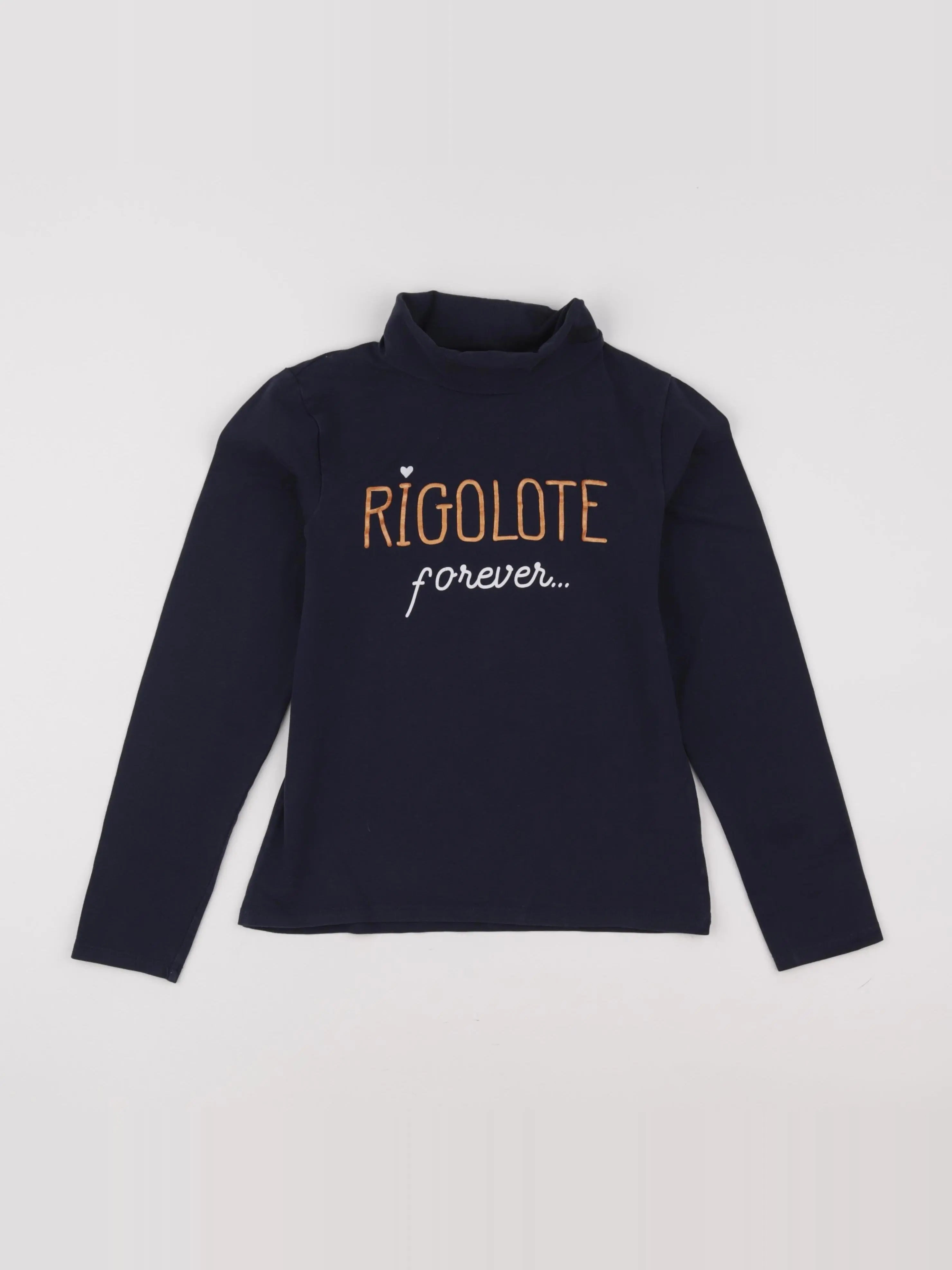 Vertbaudet - sous-pull bleu - 10 ans