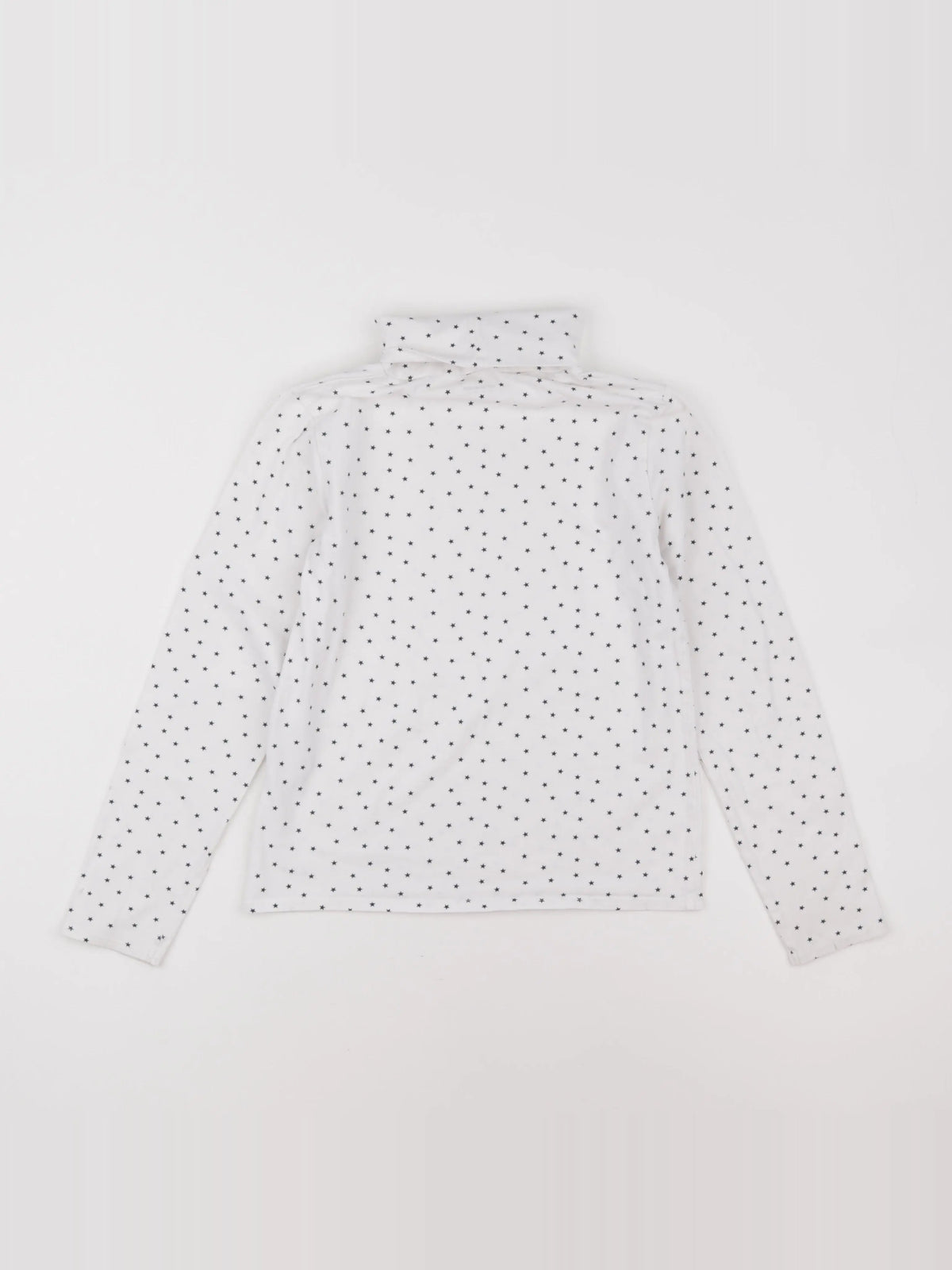 Vertbaudet - sous-pull blanc, bleu - 10 ans