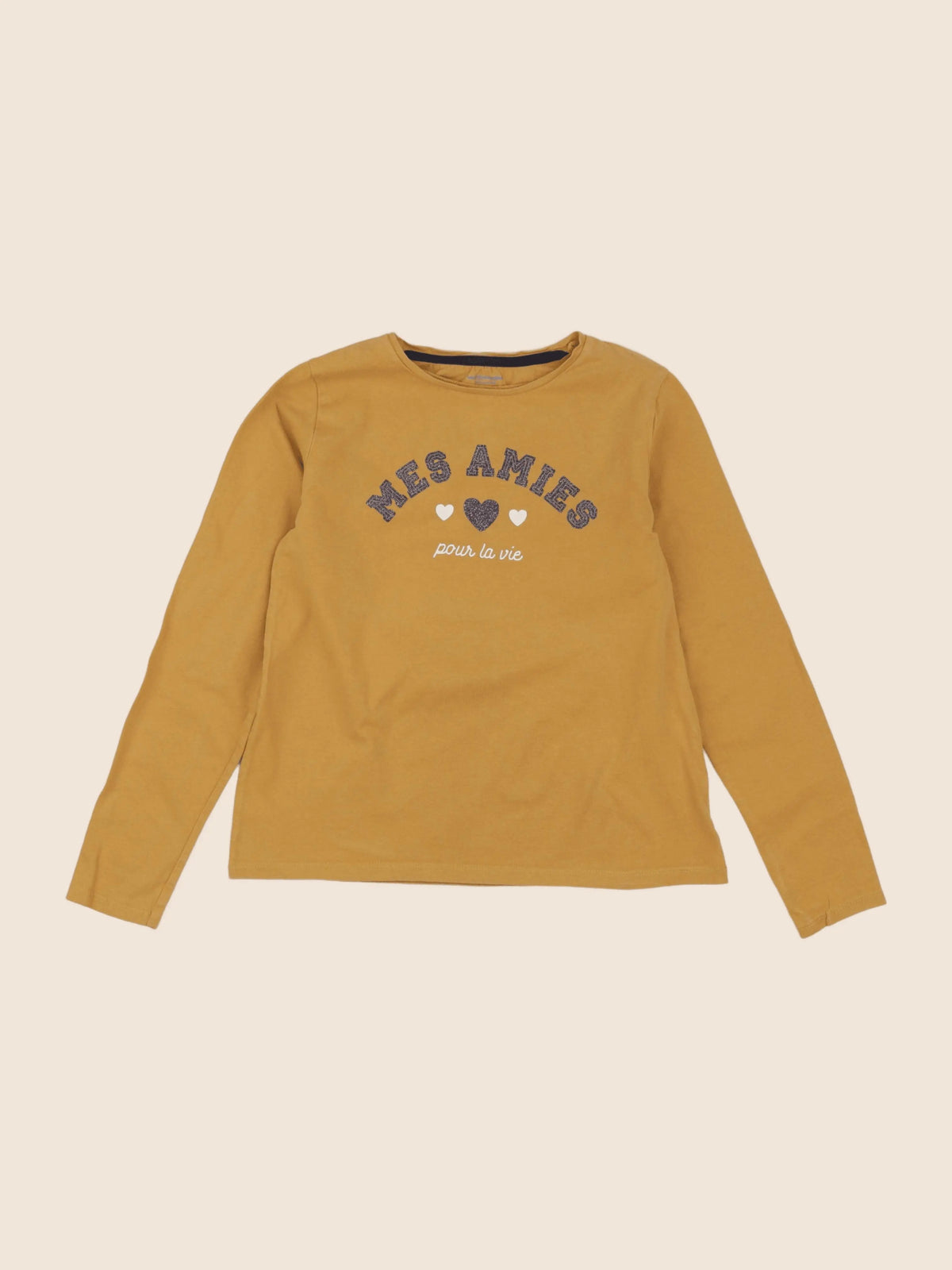 Vertbaudet - tee-shirt jaune - 10 ans