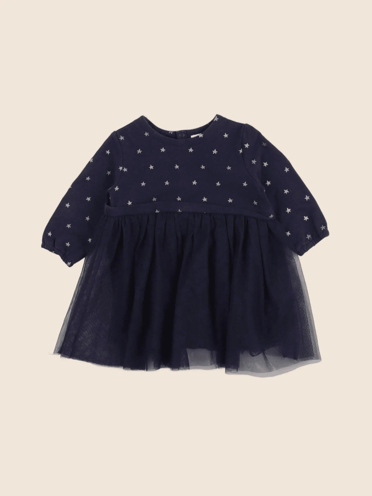 Boutchou - robe or, bleu - 6 mois