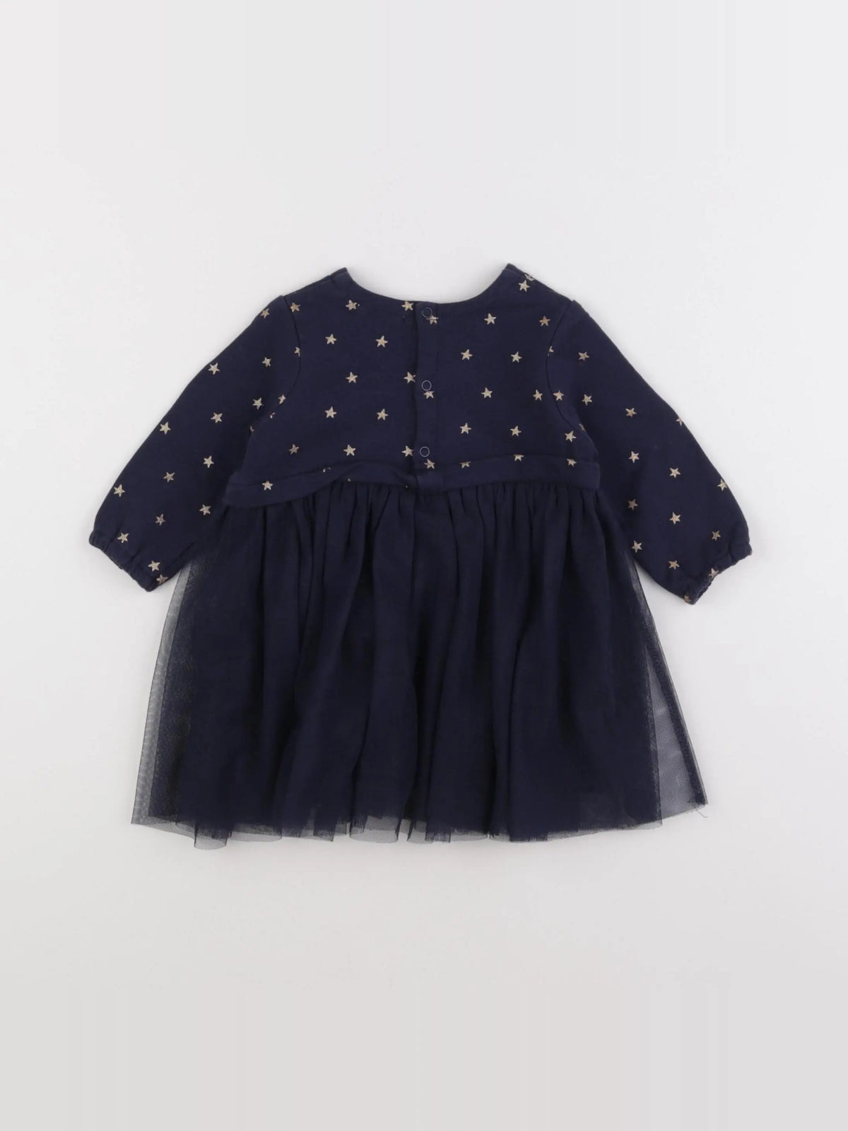 Boutchou - robe or, bleu - 6 mois