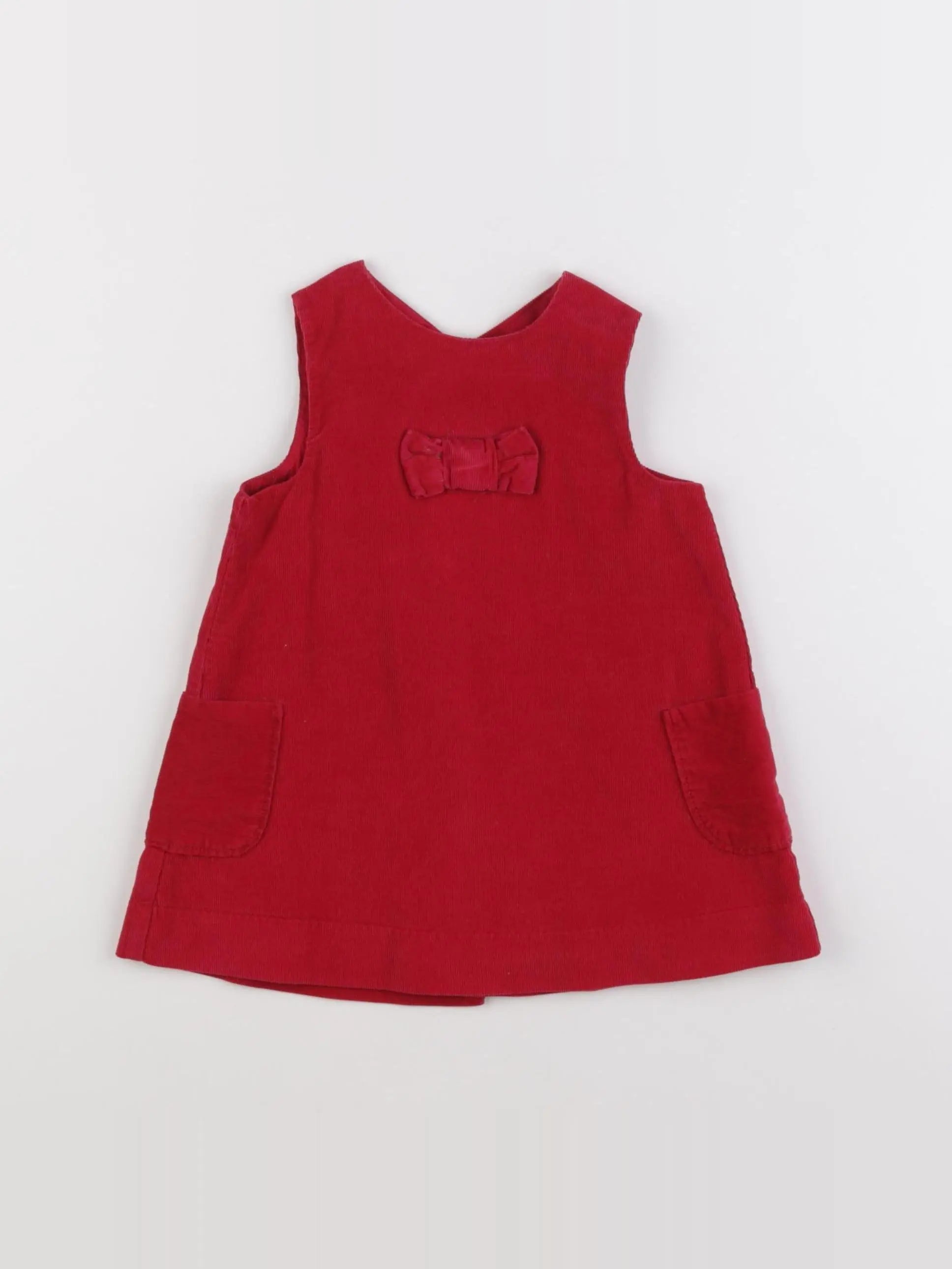 Jacadi - robe rouge - 12 mois
