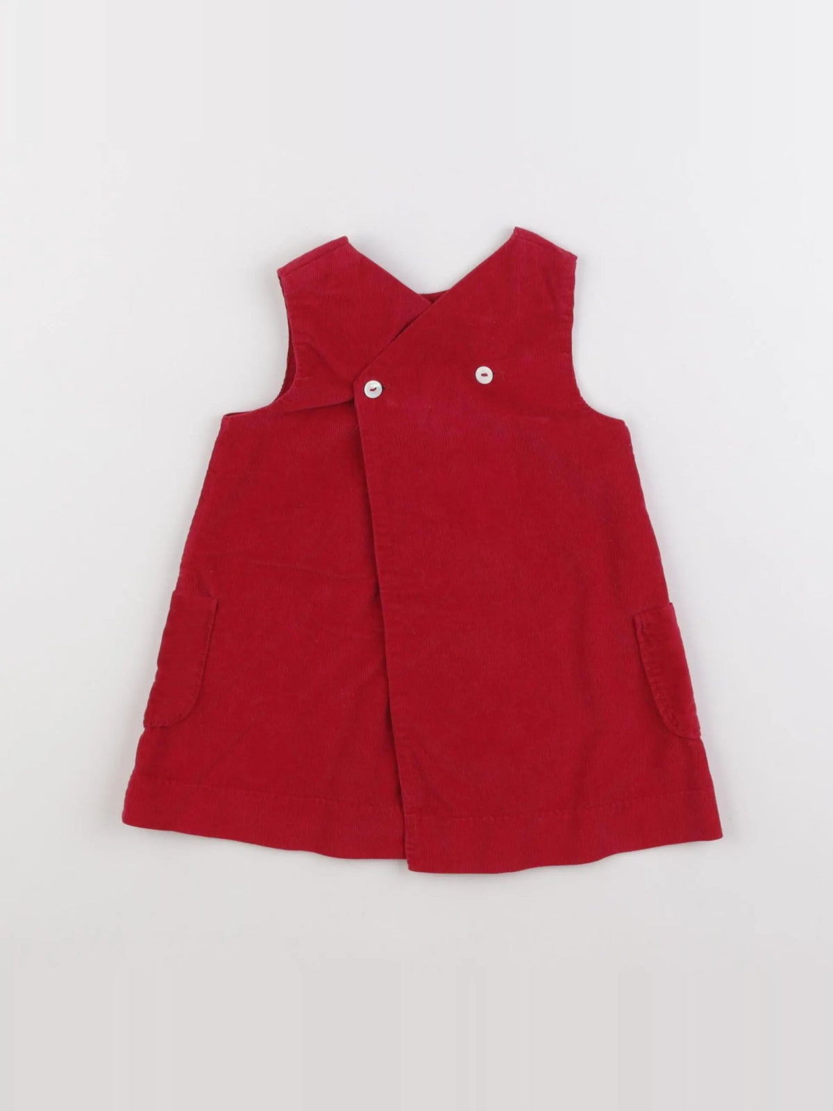Jacadi - robe rouge - 12 mois