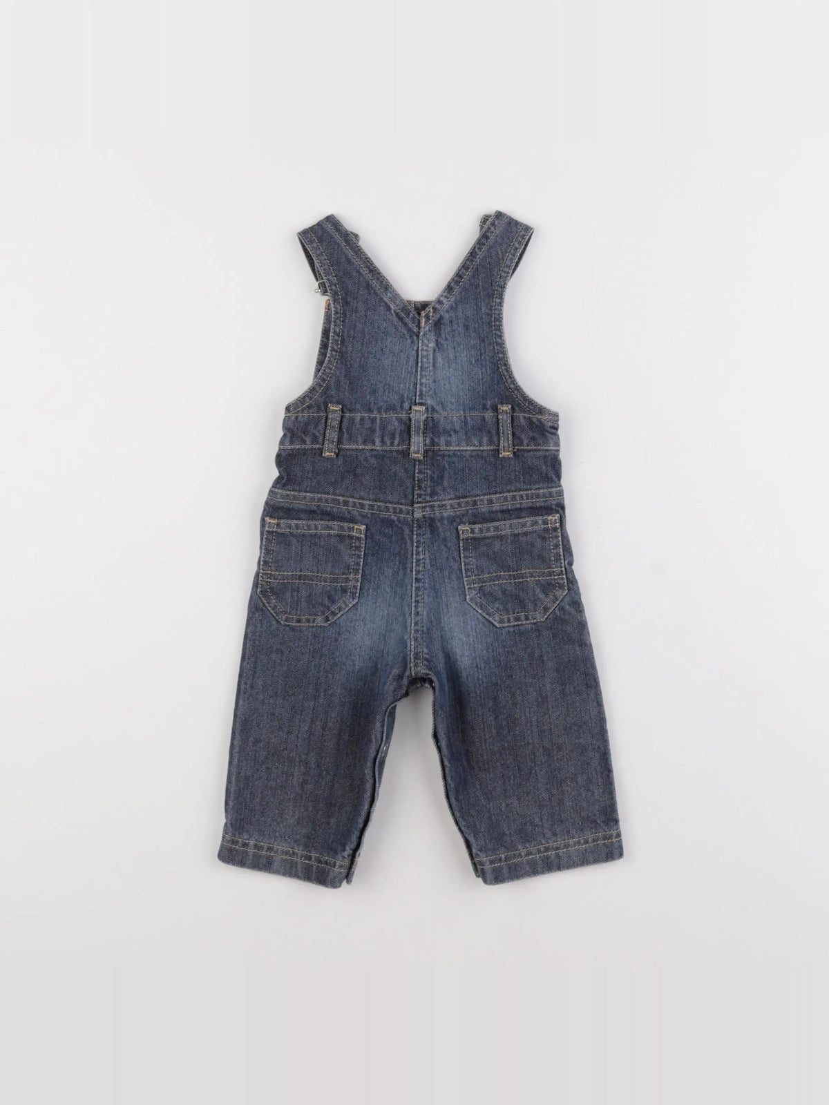 Petit Bateau - salopette bleu - 3 mois