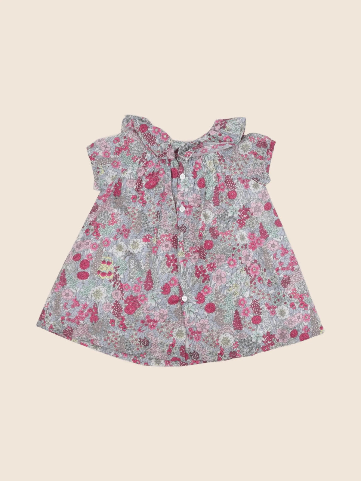 Jacadi - robe liberty multicolore - 6 mois