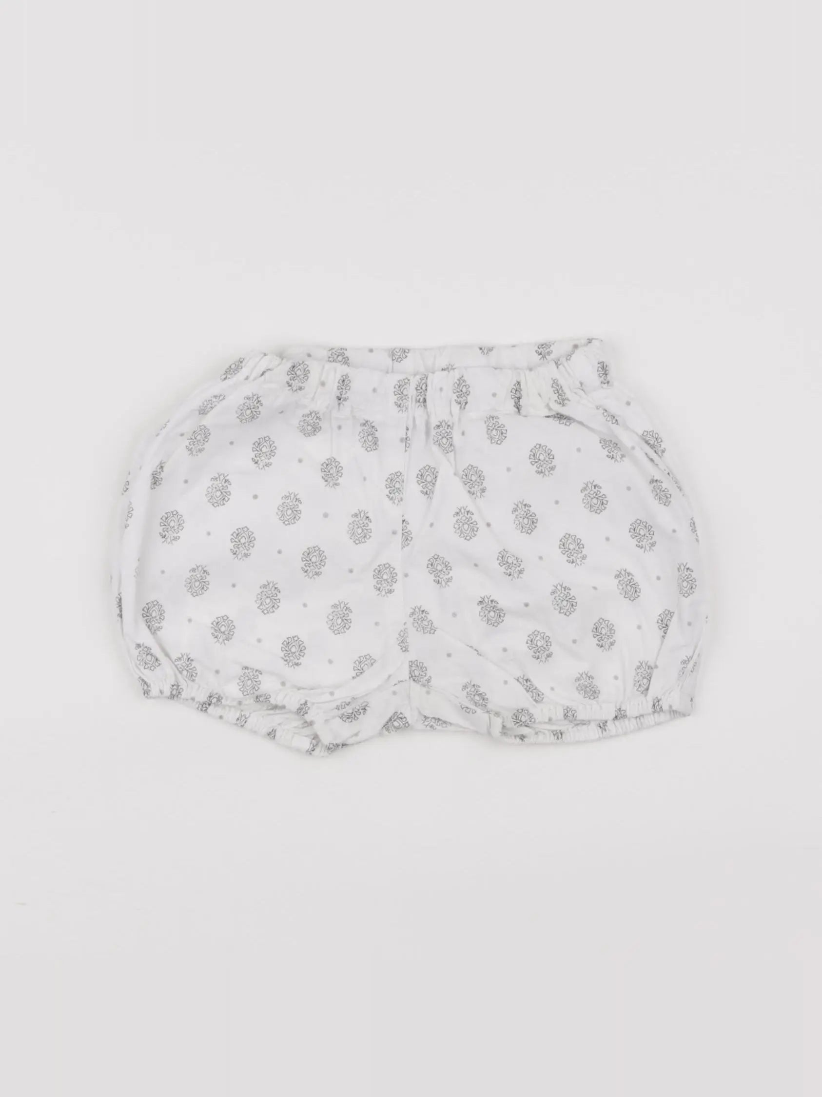 Petit Bateau - bloomer blanc - 12 mois