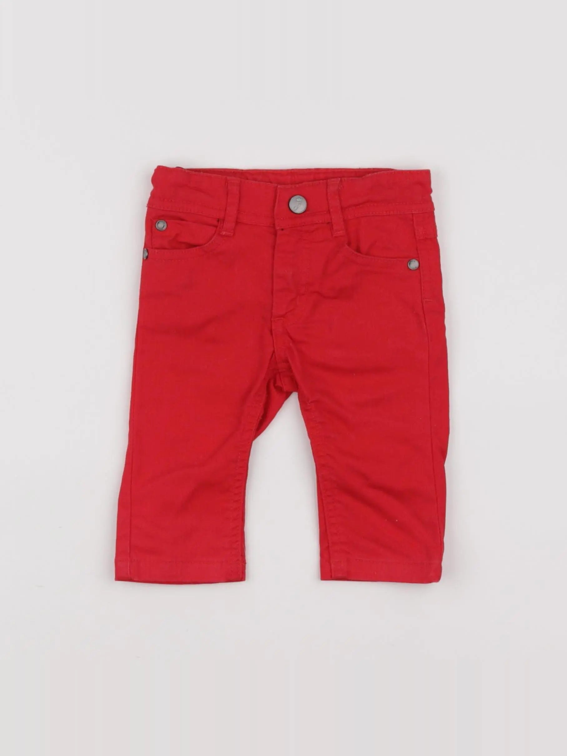 Jacadi - jean rouge - 6 mois