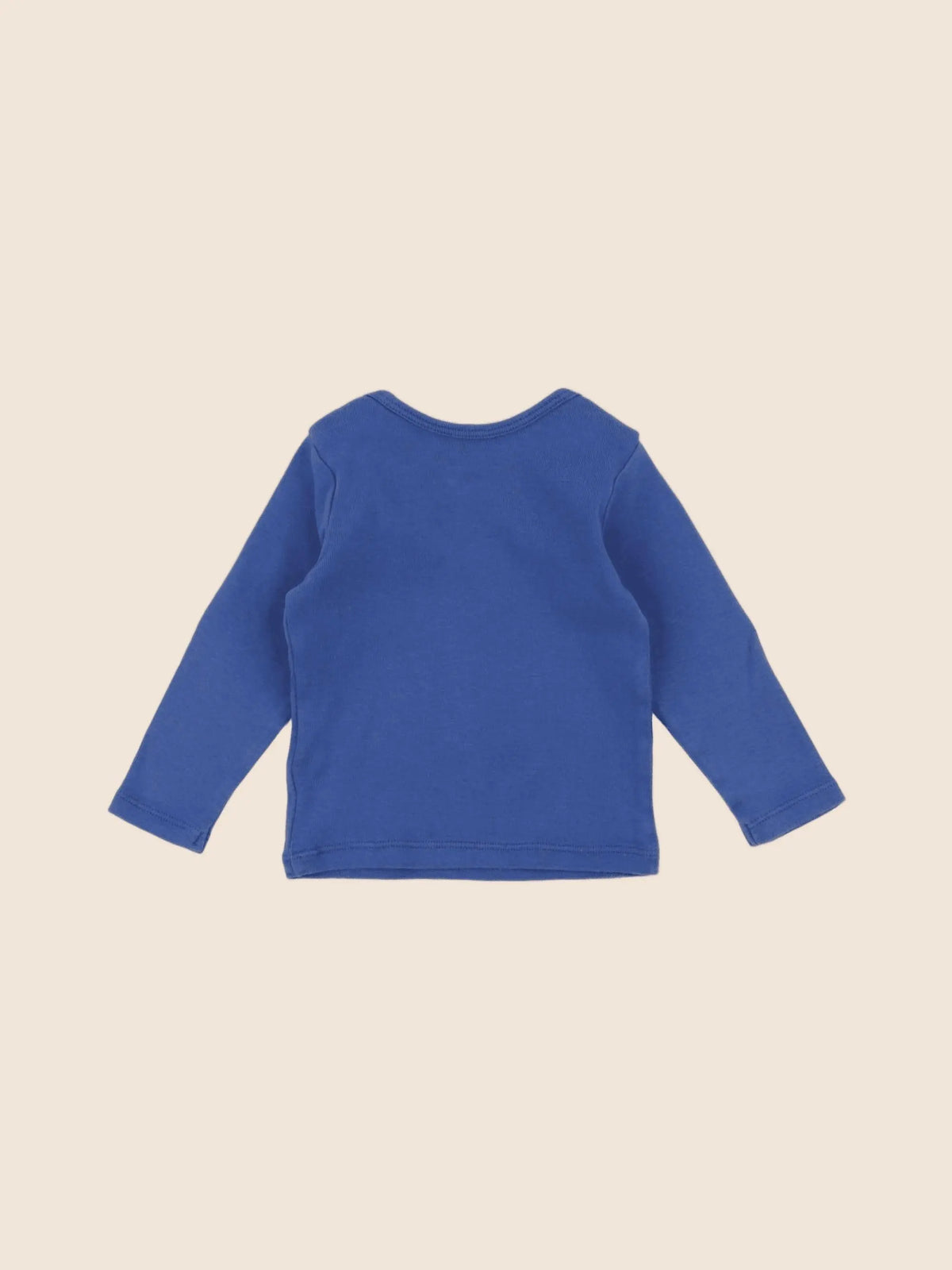 Bonton - tee-shirt bleu - 6 mois