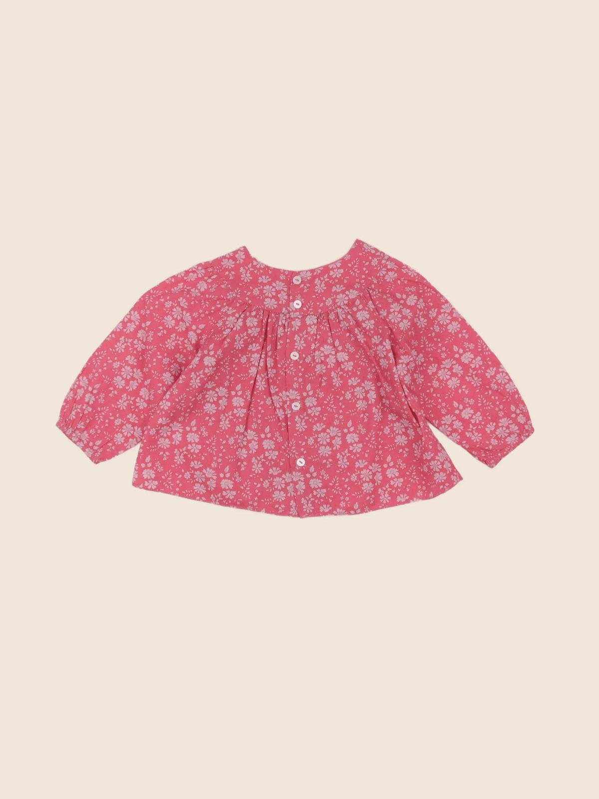 Jacadi - blouse liberty rose - 6 mois