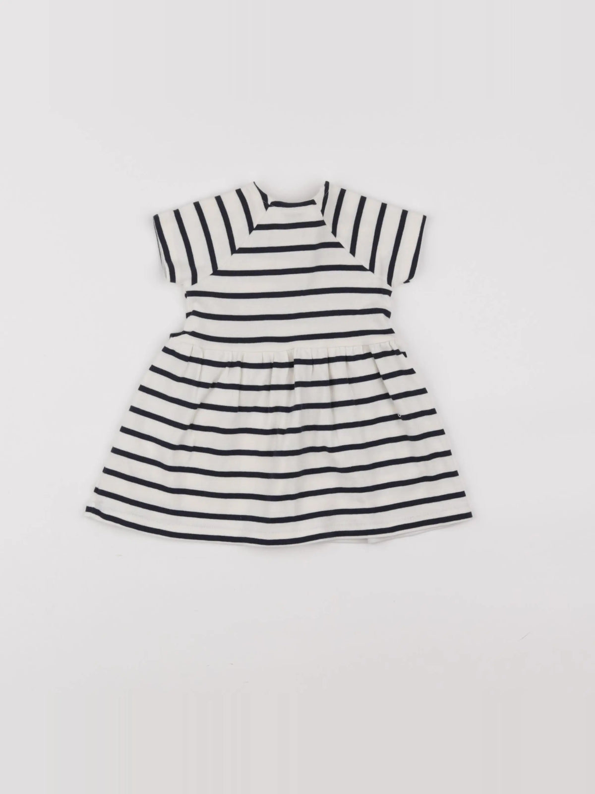 Petit Bateau - robe bleu - 6 mois