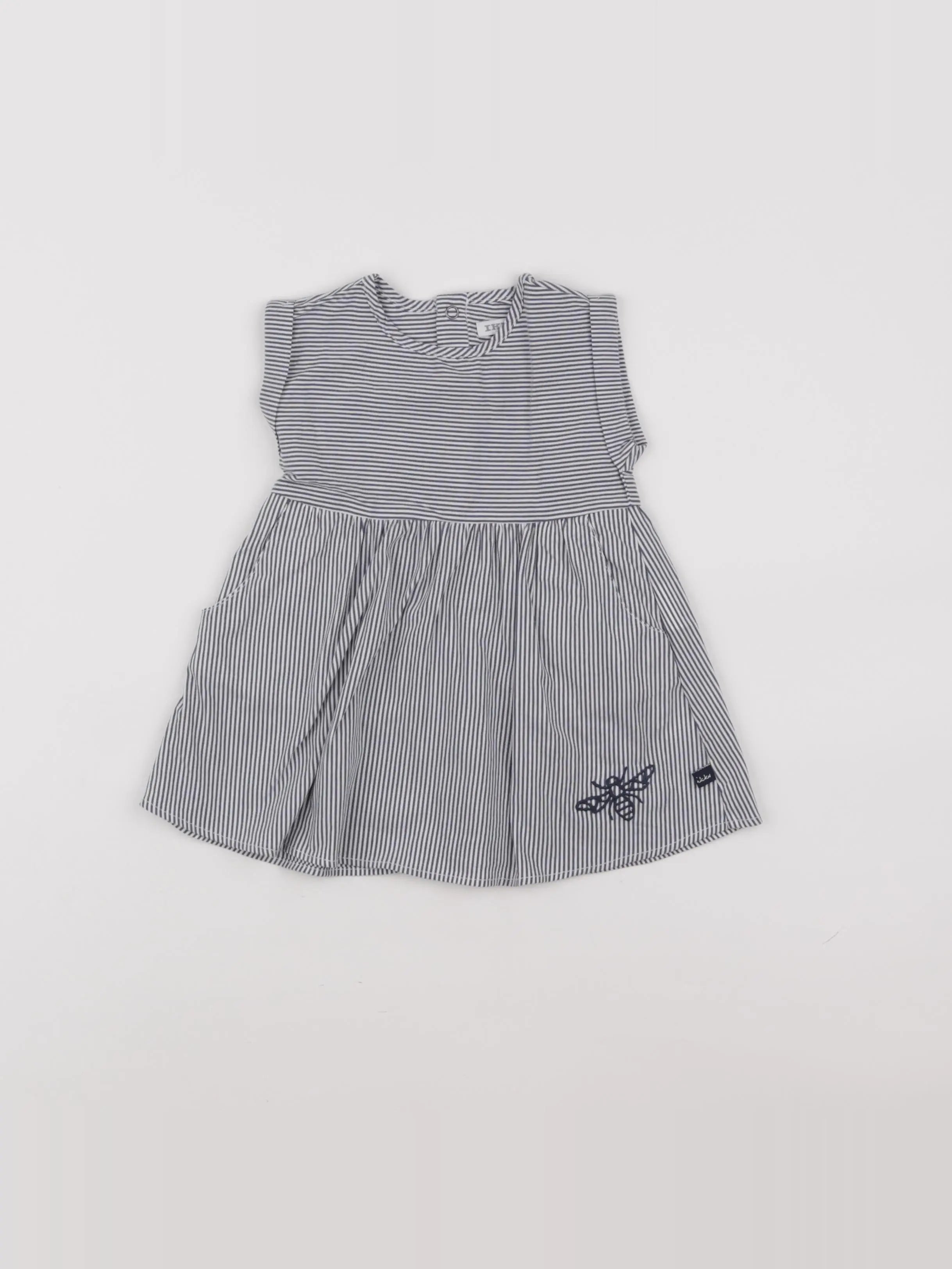 IKKS - robe bleu - 6 mois