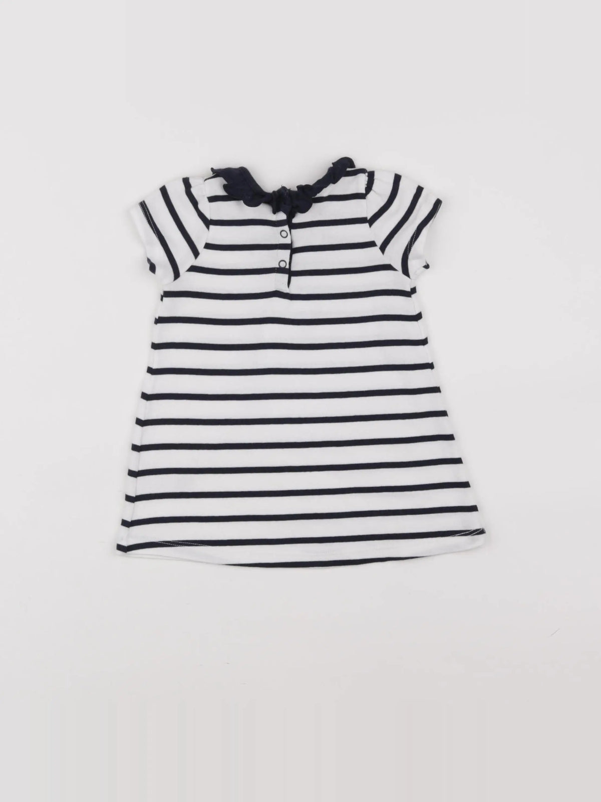 Petit Bateau - robe bleu - 6 mois