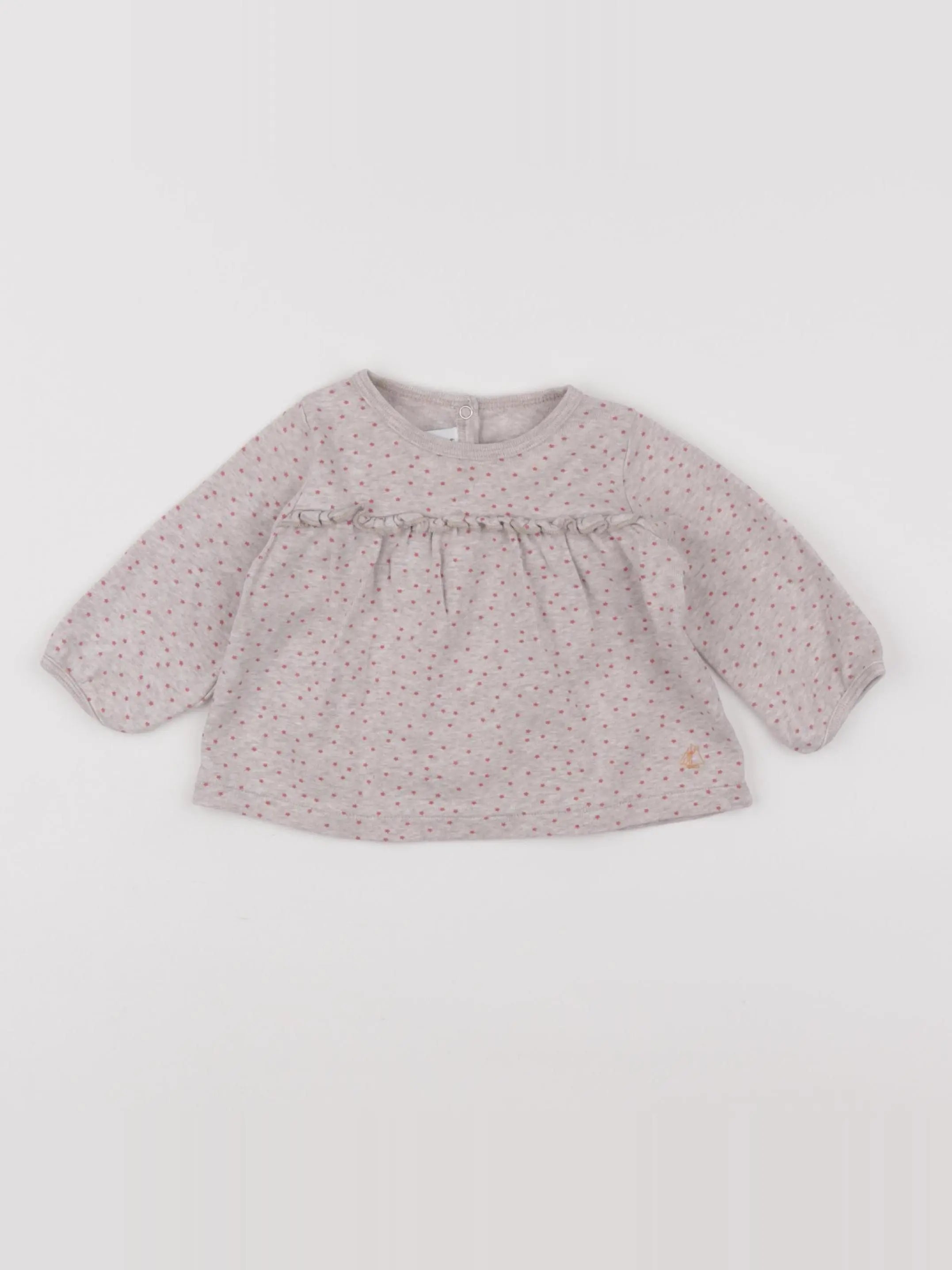 Petit Bateau - tee-shirt beige - 6 mois