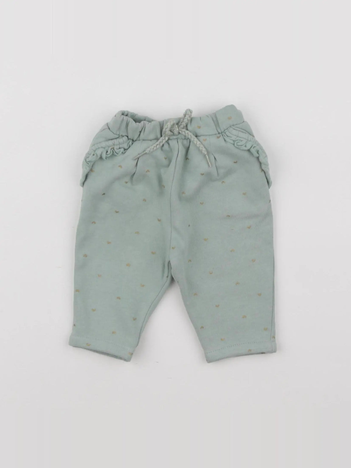 Vertbaudet - pantalon vert - 3 mois