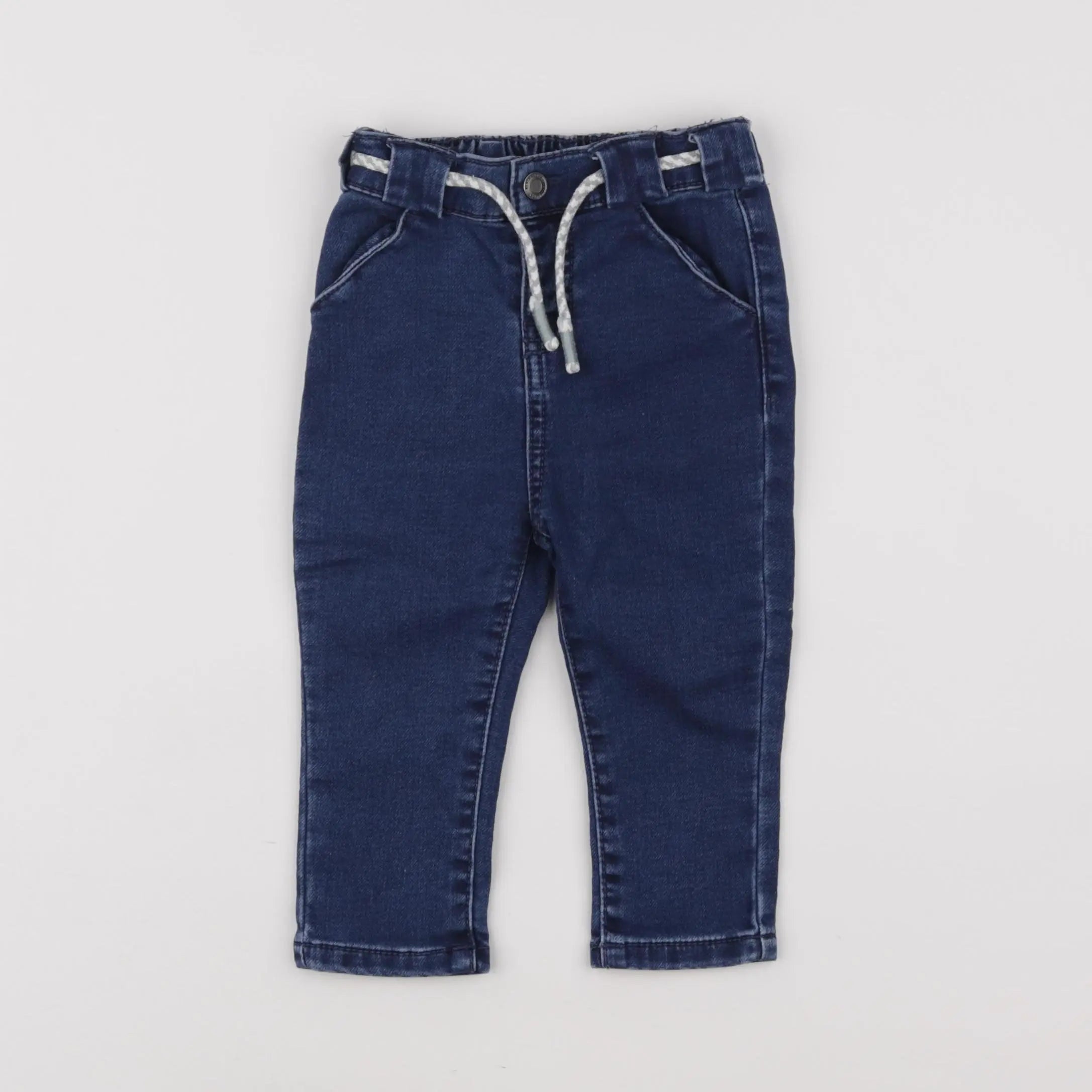 Vertbaudet - jean bleu - 9 mois