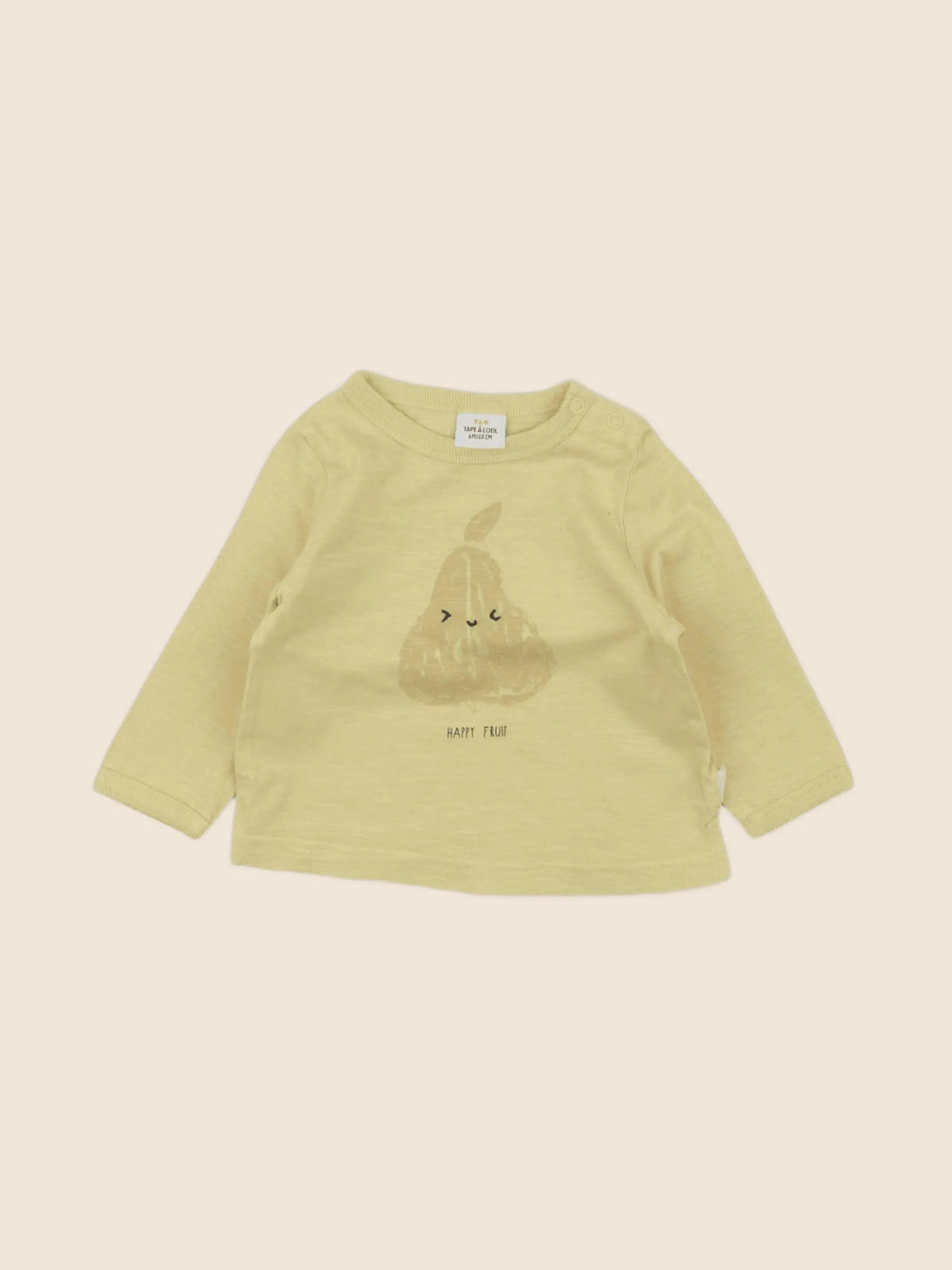 Tape à l'oeil - tee-shirt jaune - 6 mois