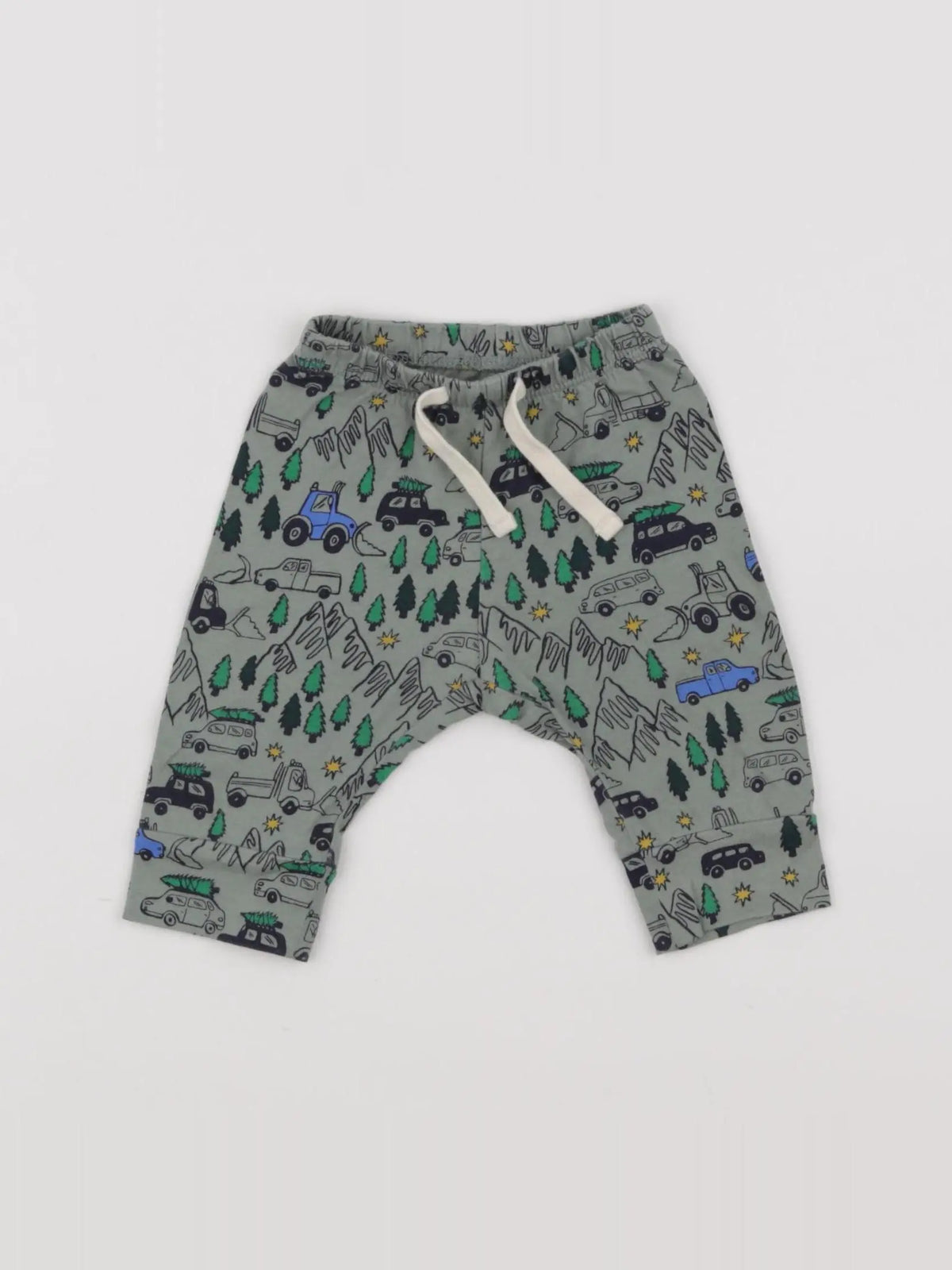 GAP - pantalon vert - 3/6 mois