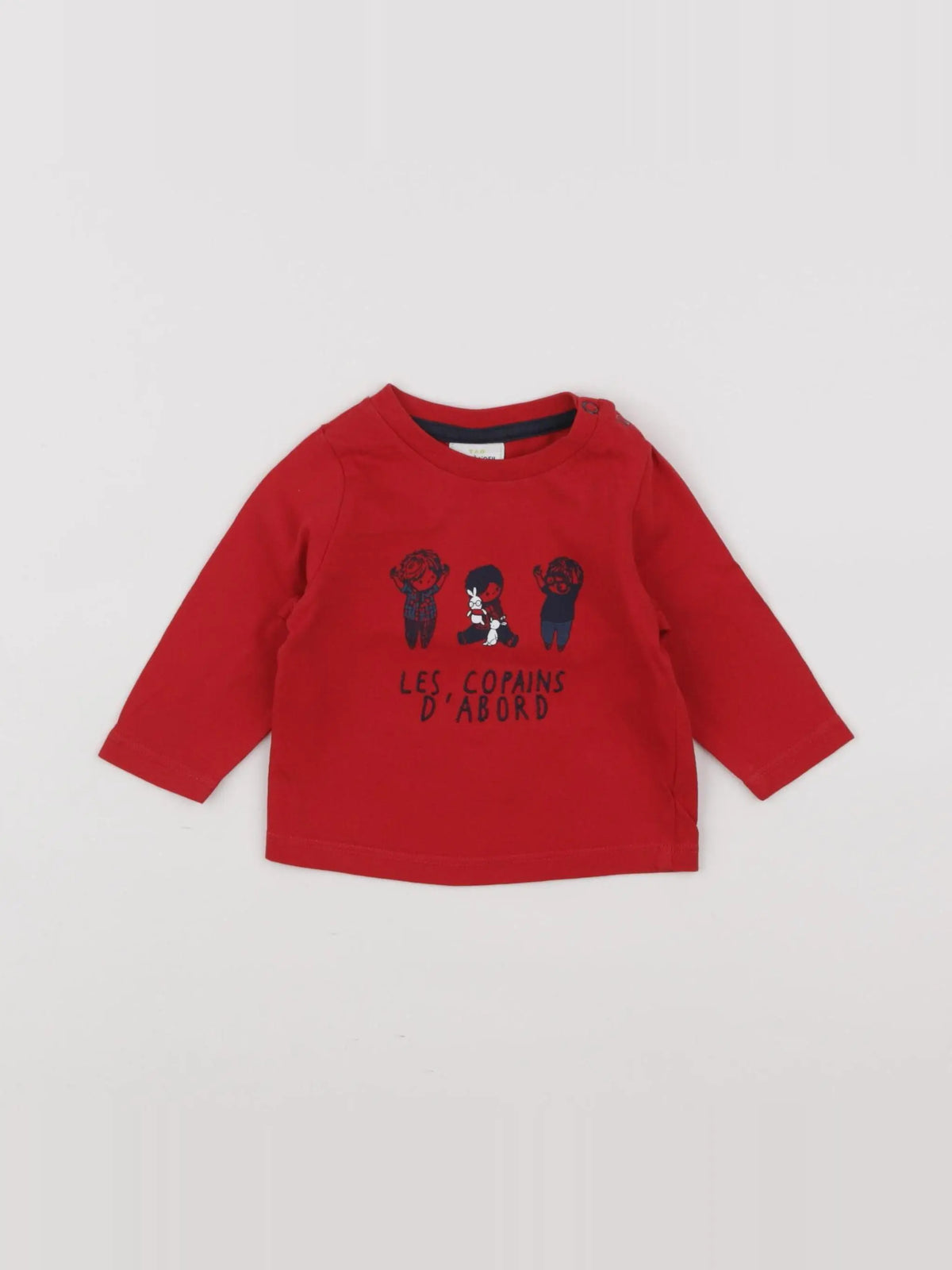 Tape à l'oeil - tee-shirt rouge - 3 mois