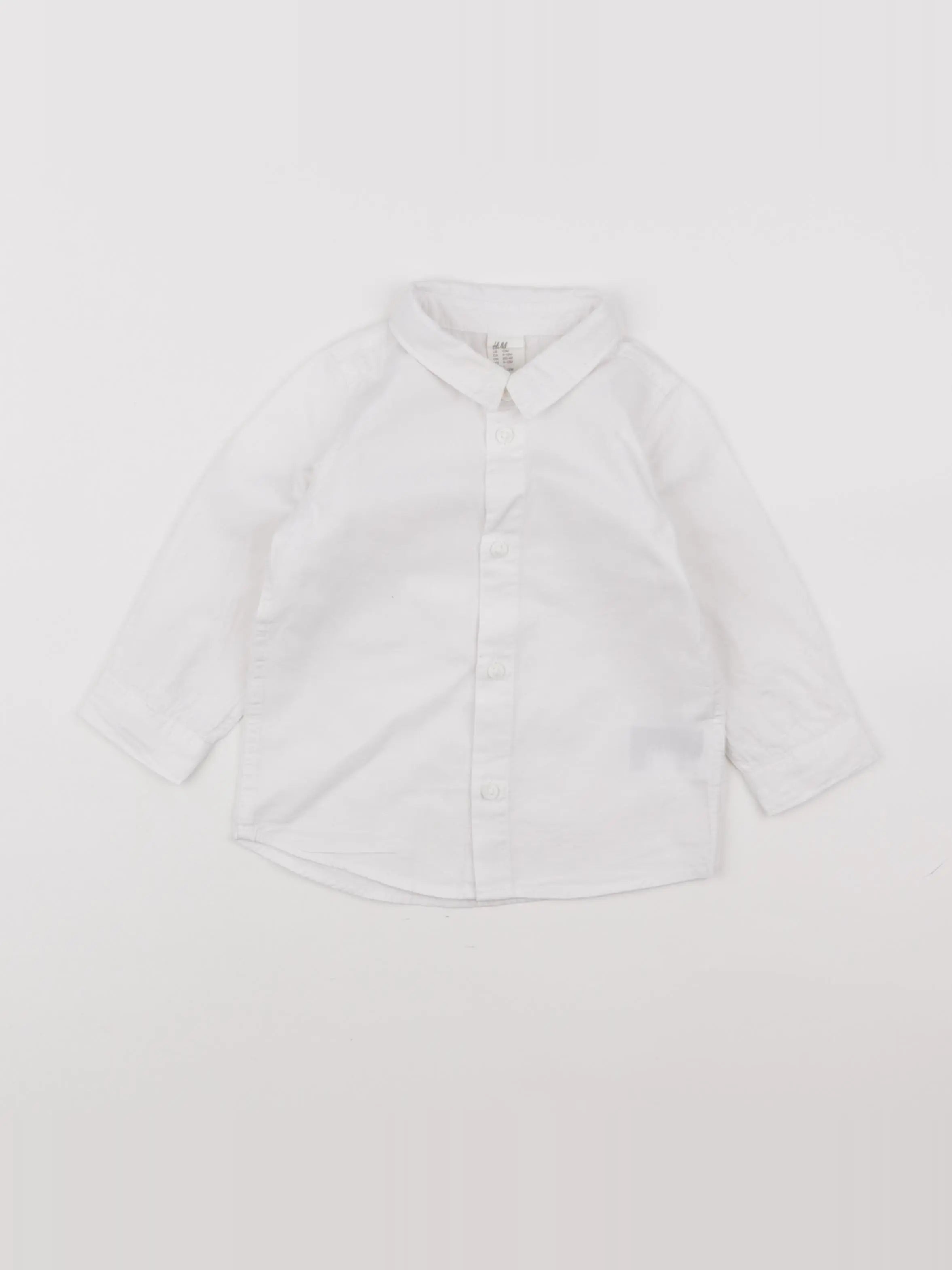H&M - chemise blanc - 12 mois