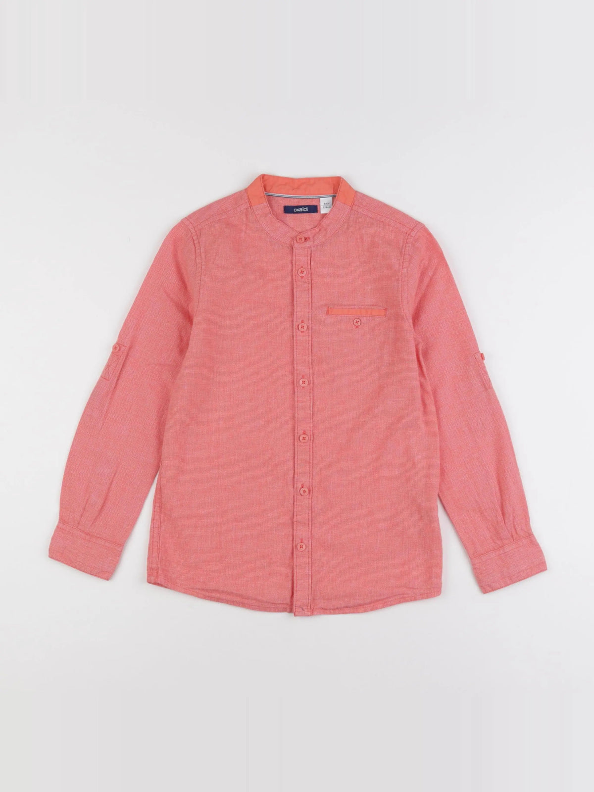 Okaidi - chemise rouge - 8 ans